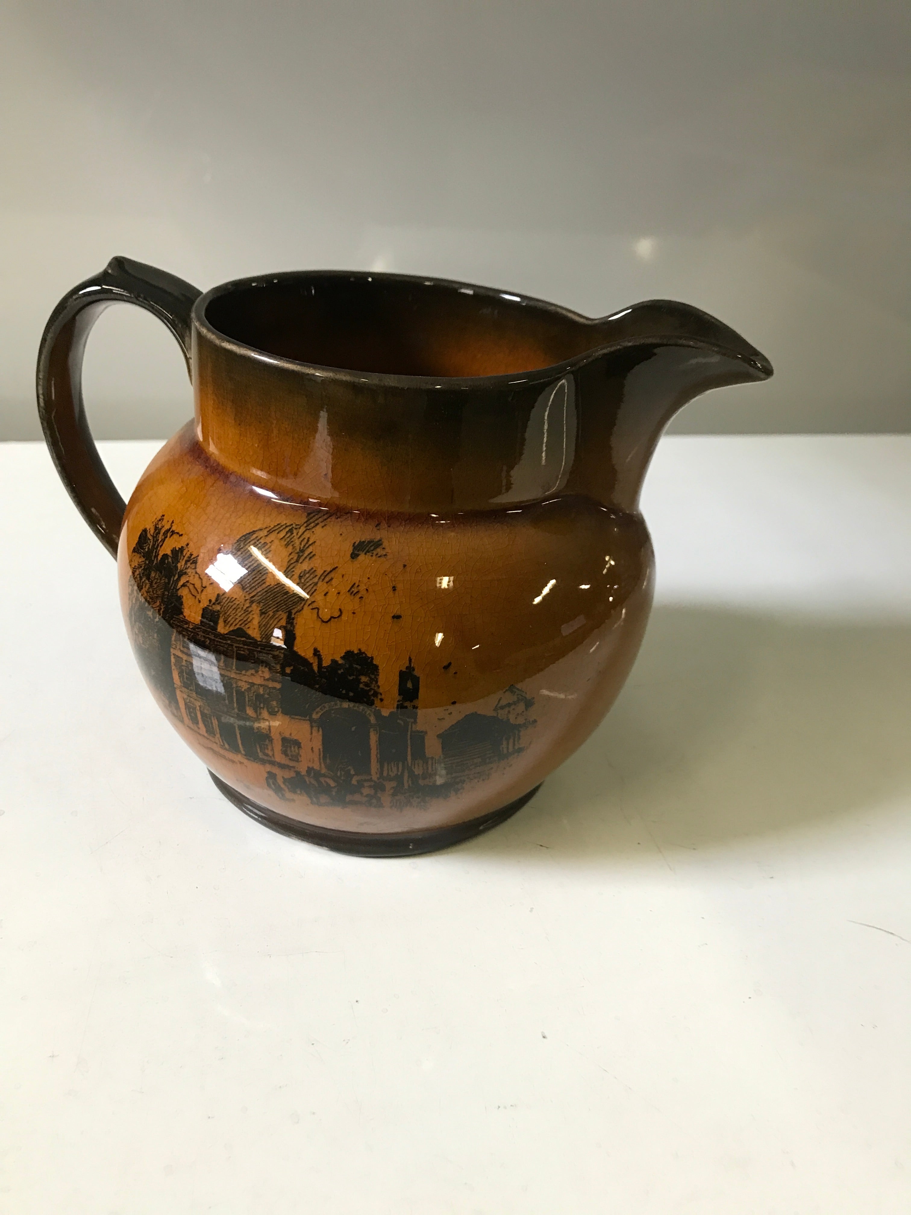 Vintage Ridgways "Coaching Days & Coaching Ways" Pitcher