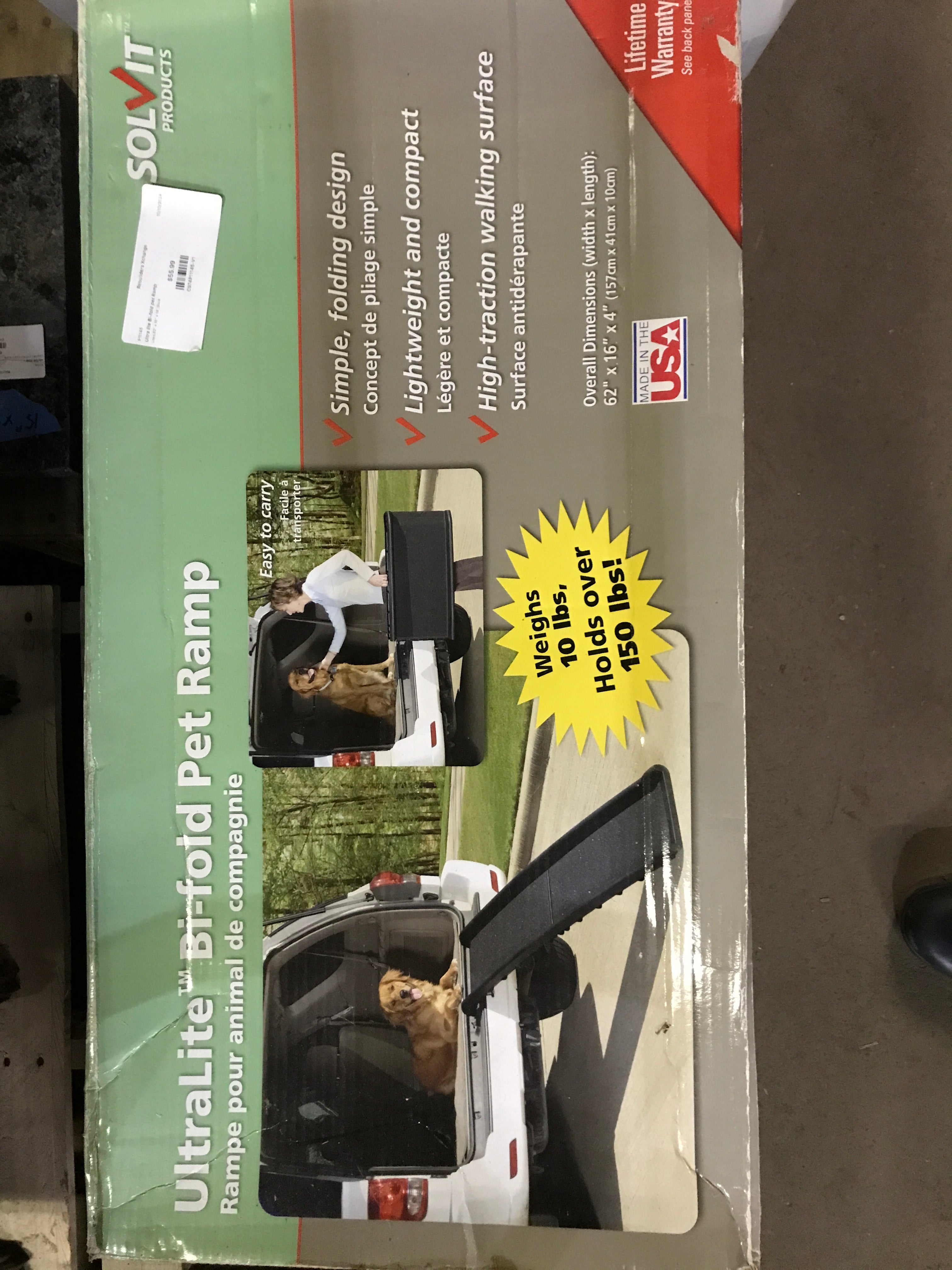 Ultra lite Bi-fold pet Ramp