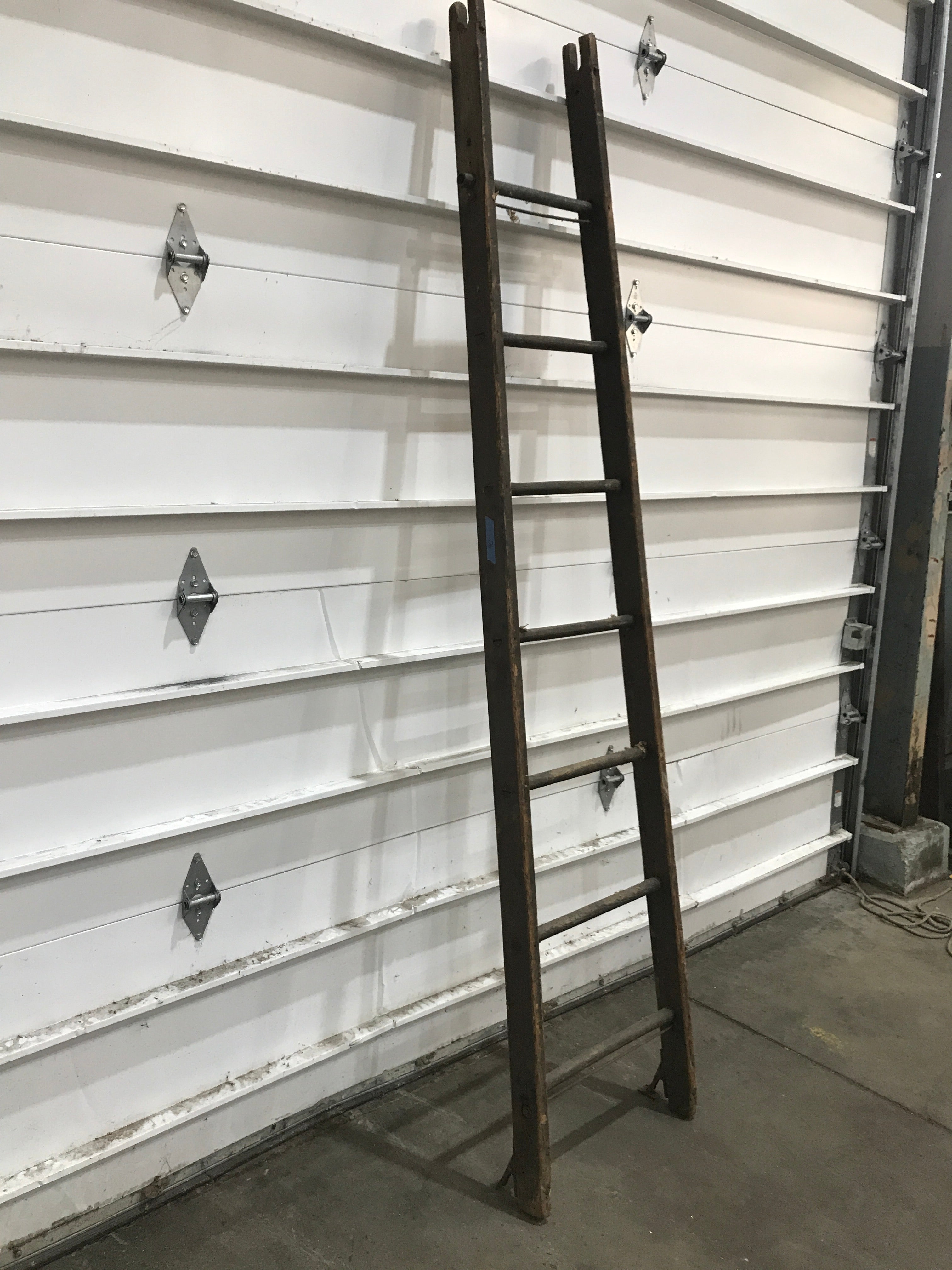 Vintage wooden display ladder 8'
