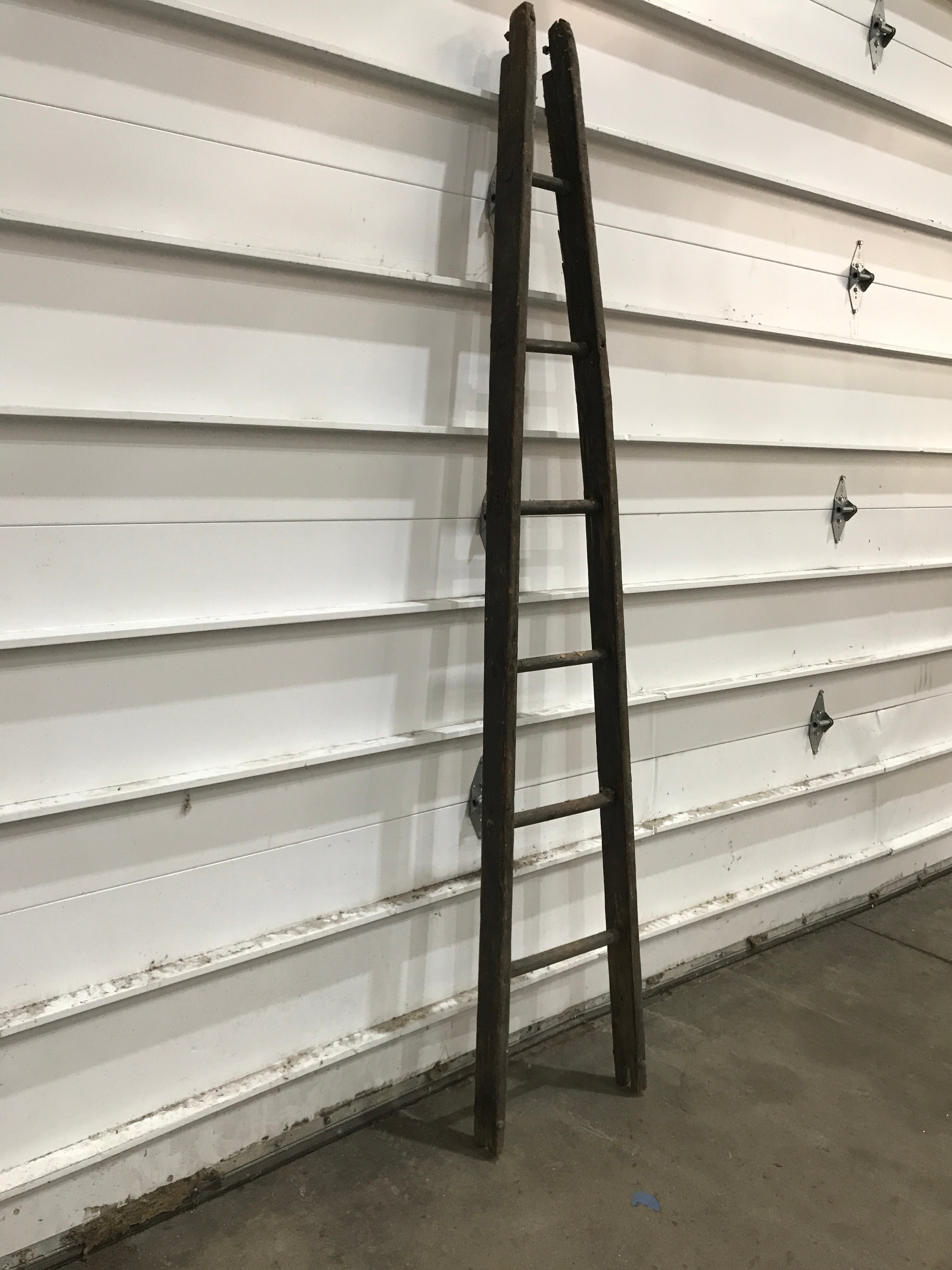 Vintage Wooden Display Fruit Ladder 7’