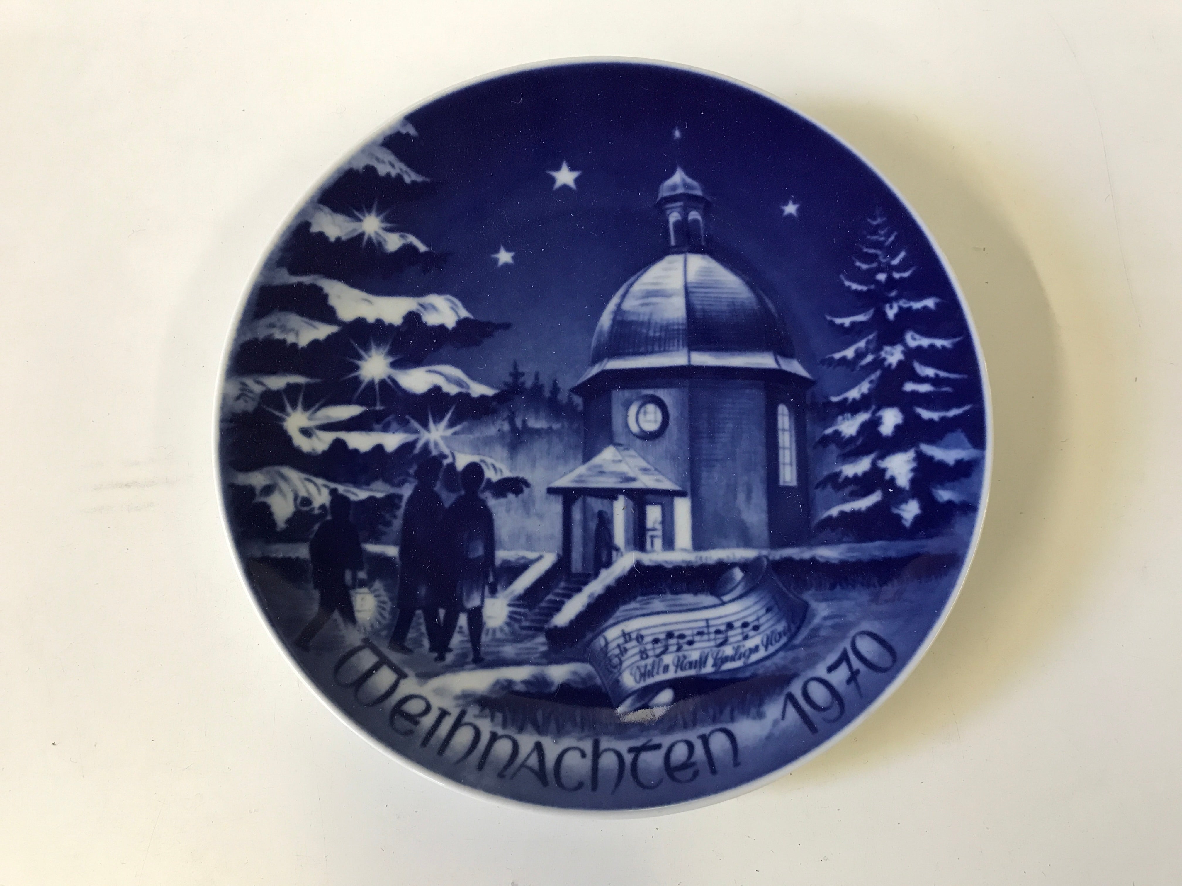 Weinhnachten 1970 Commemorative Plate