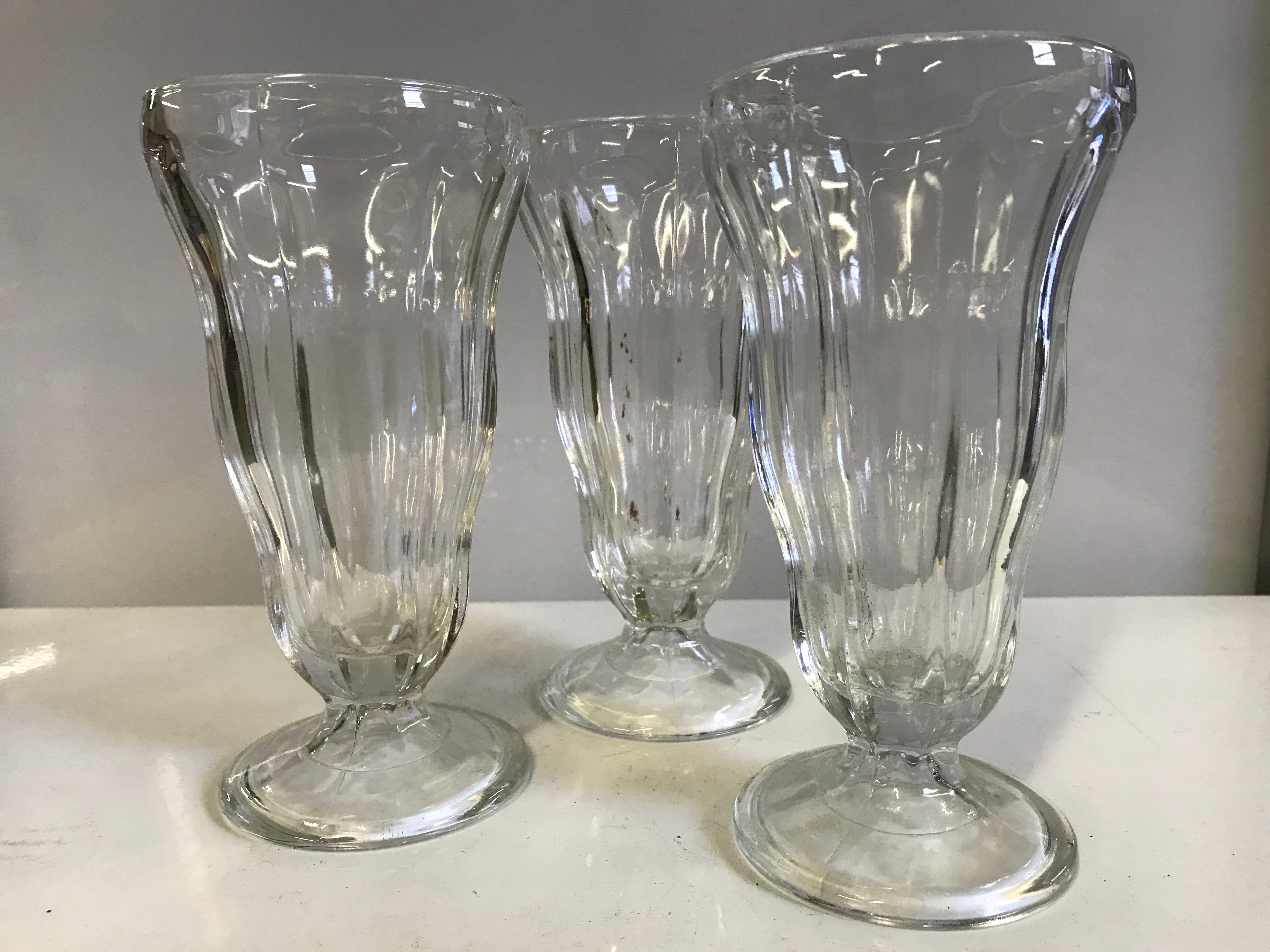 Glass Soda Glasses (set of 3)