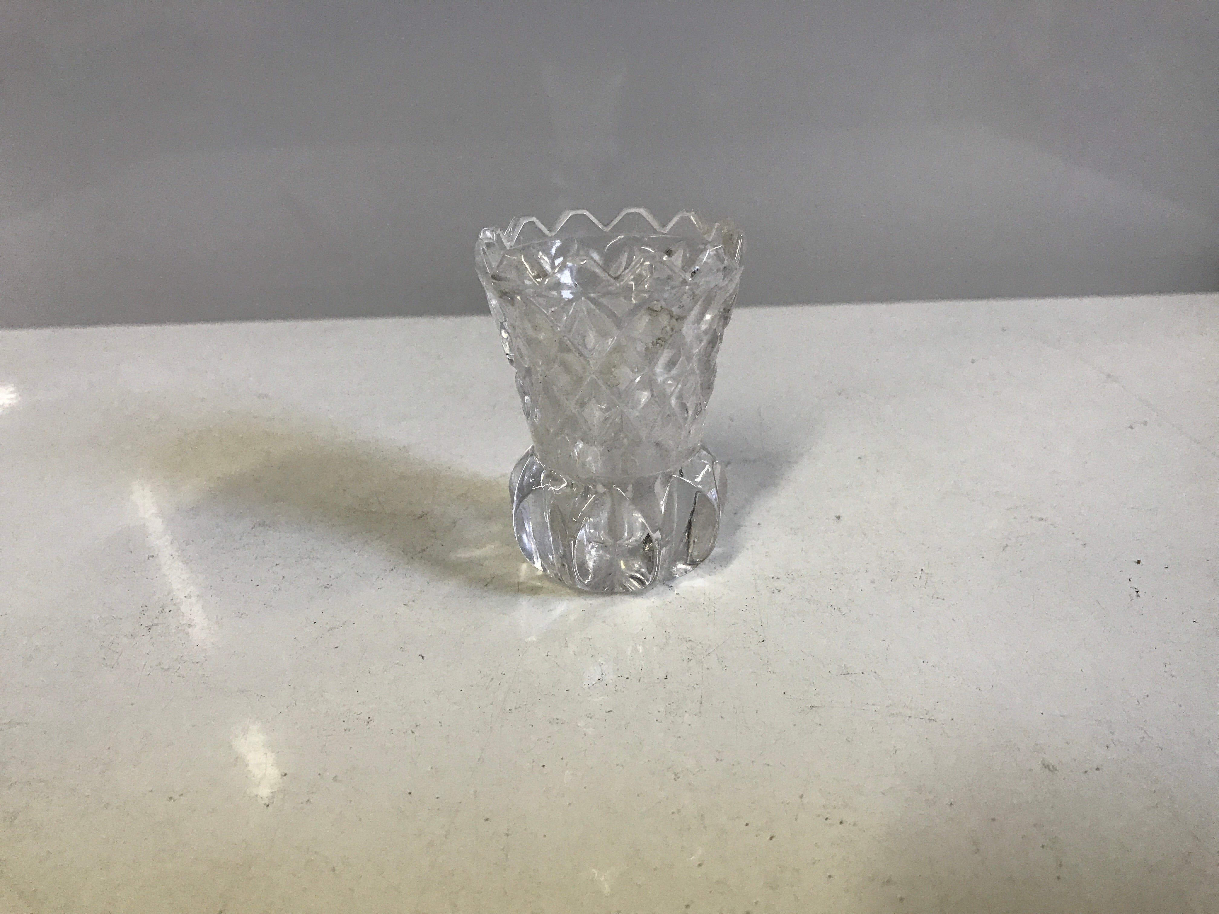Vintage 1930’s Cut Glass Toothpick Vase