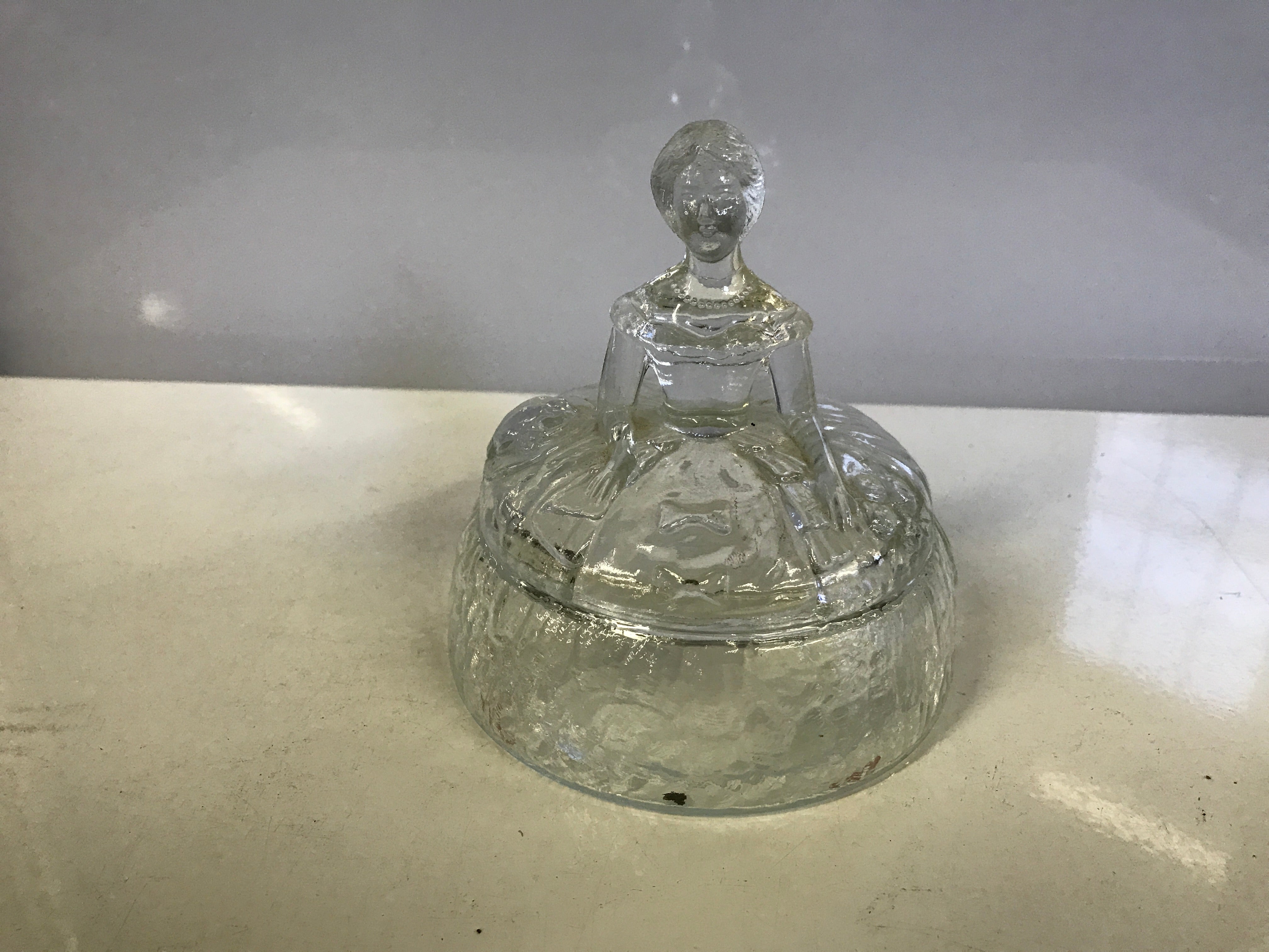 Vintage Crinoline Lady Power Jar