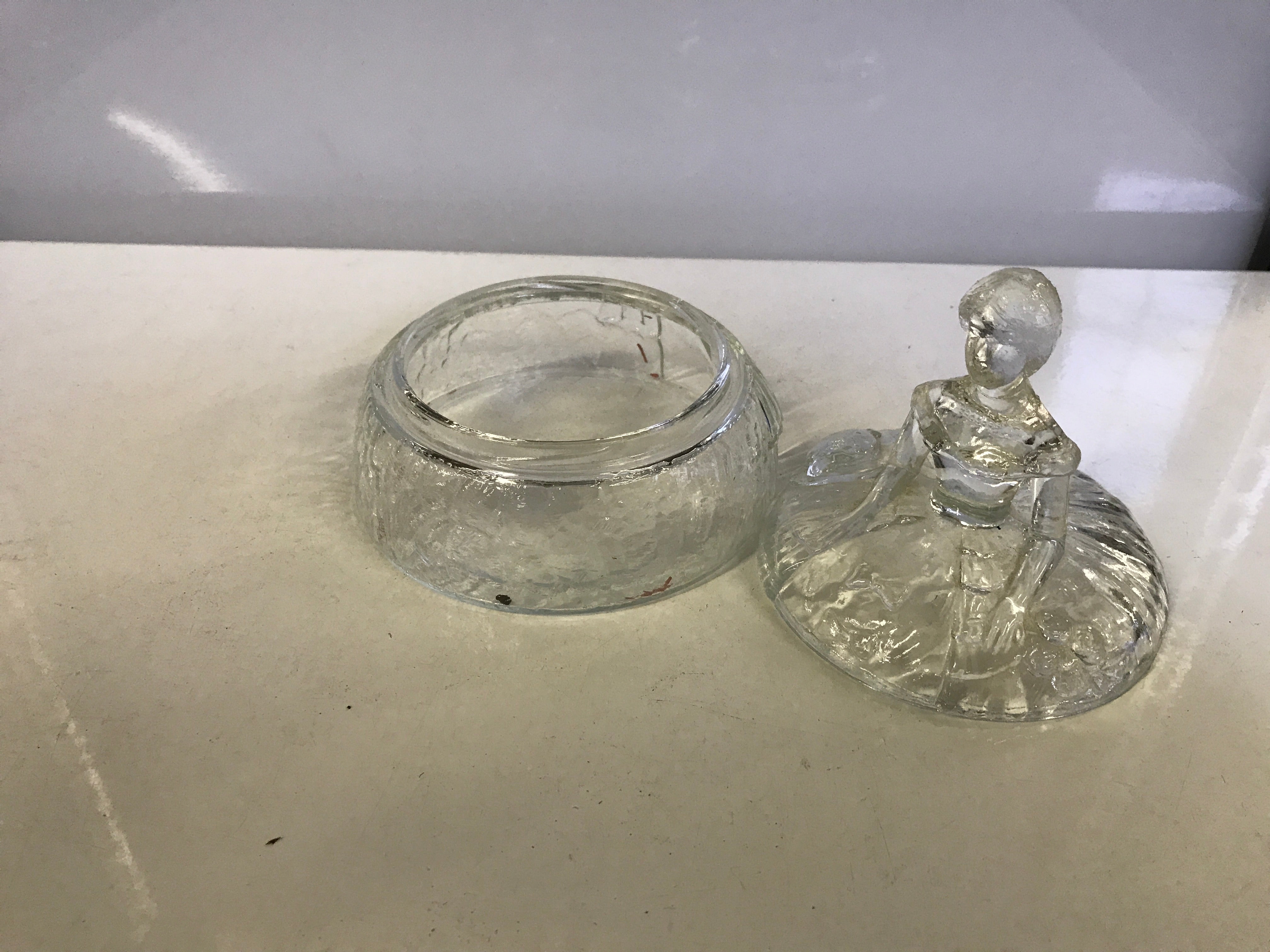 Vintage Crinoline Lady Power Jar