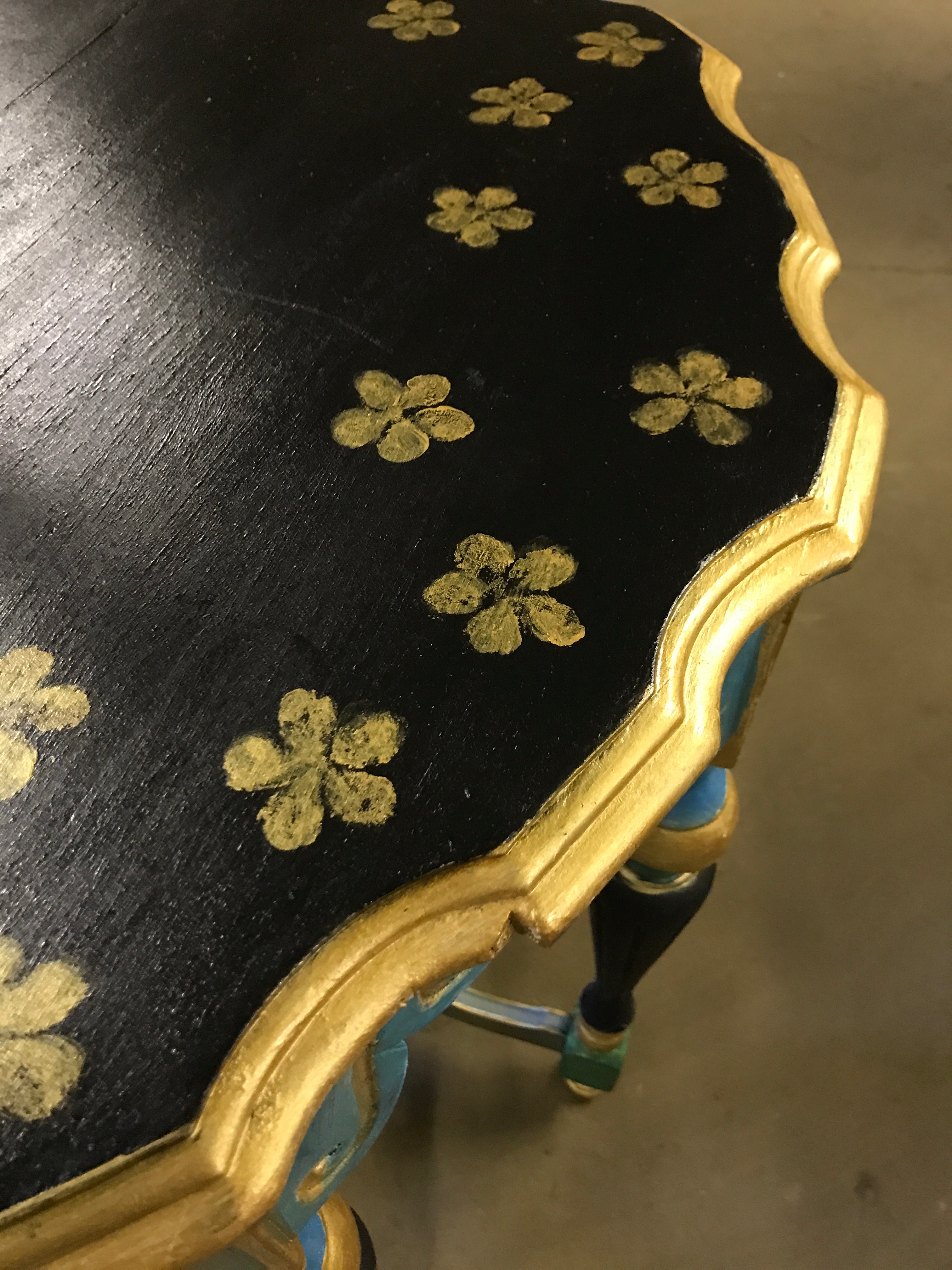 Hand Painted Side Table