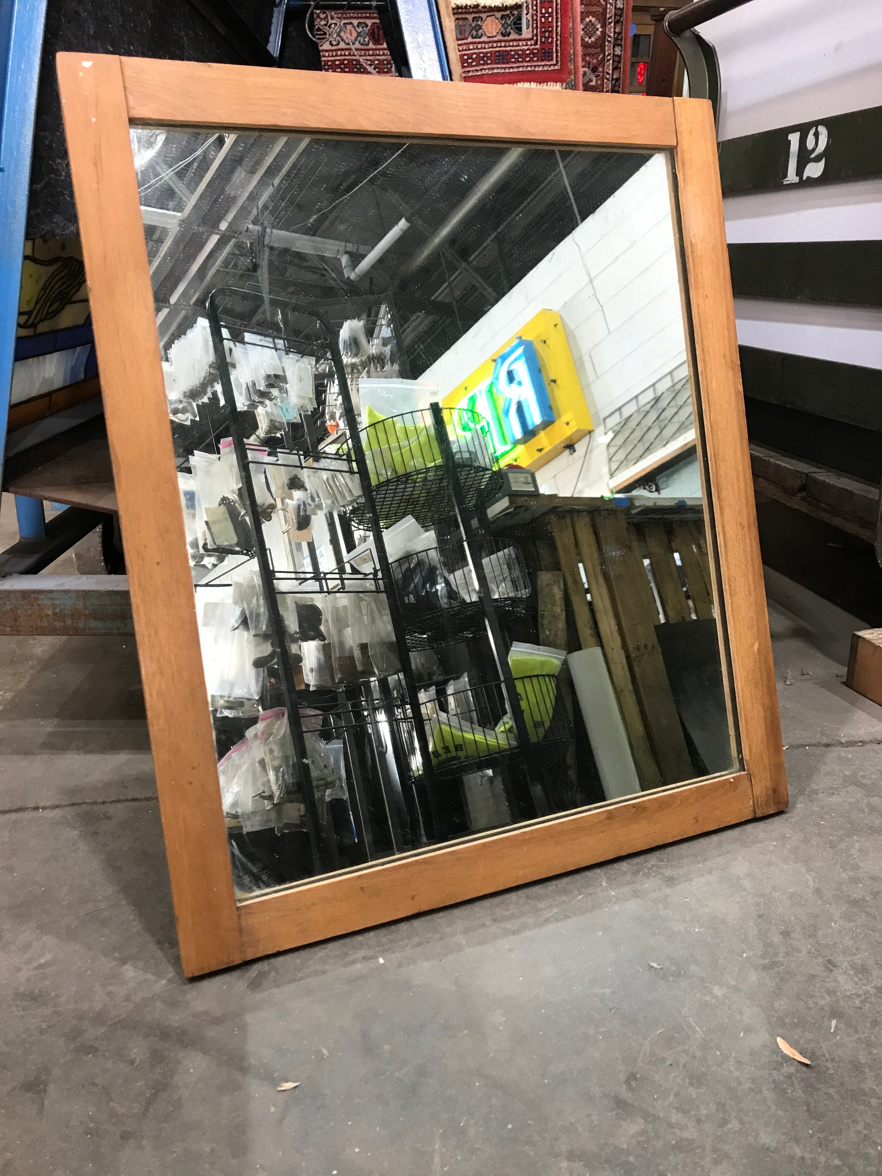 Wood Framed Mirror
