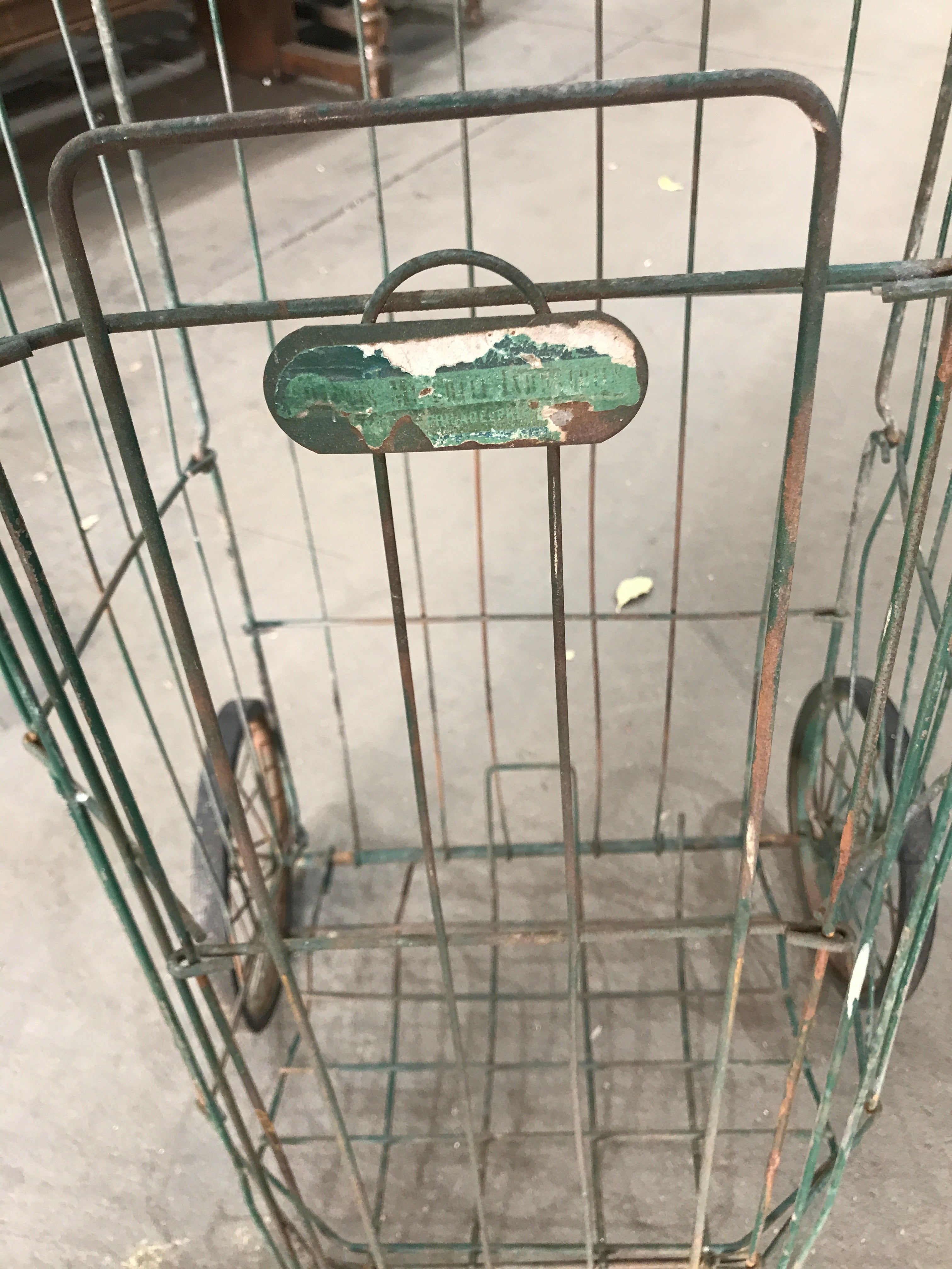 Market Foldable Basket On Wheels