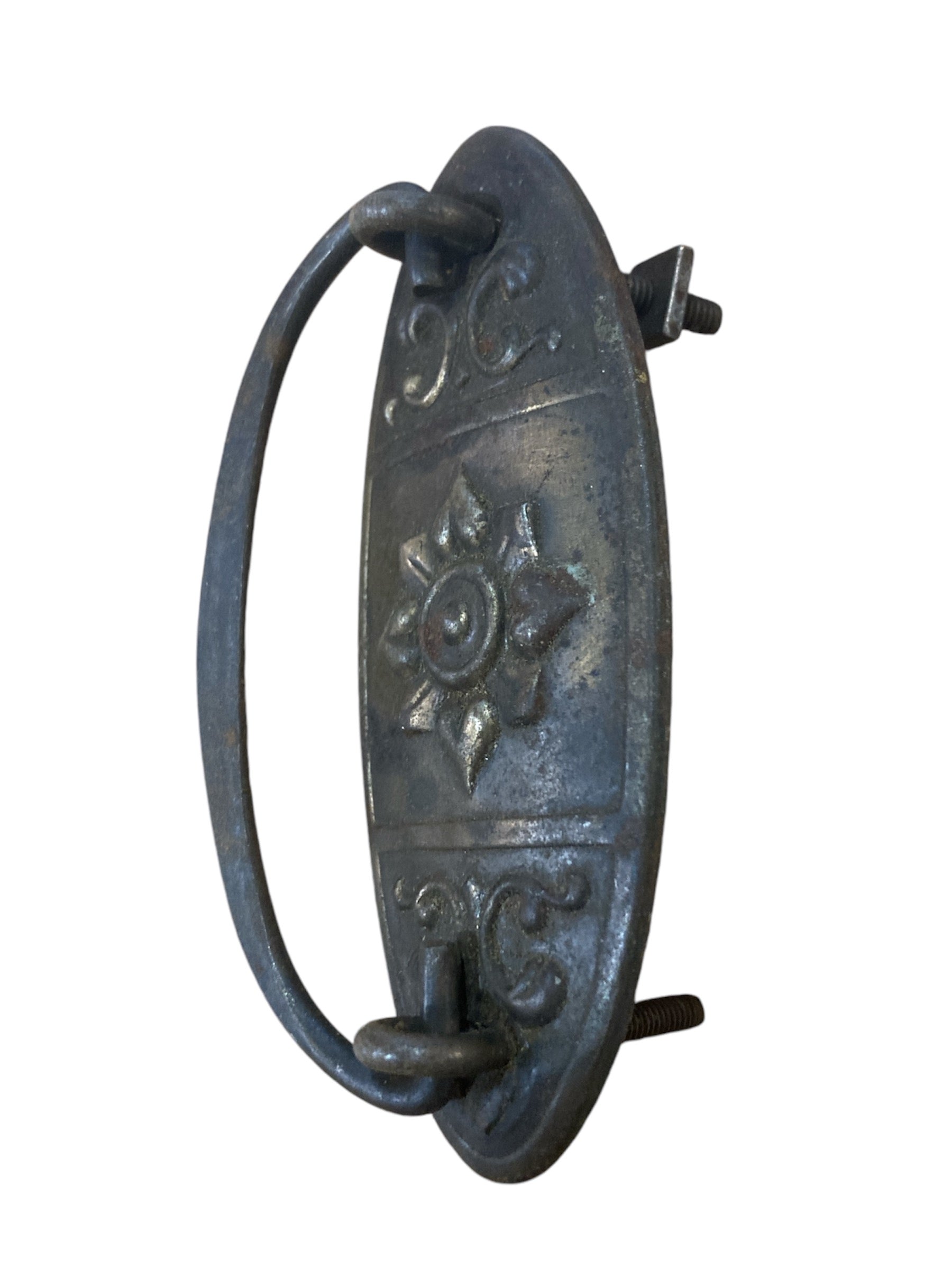 Floral Motif Dresser Pull