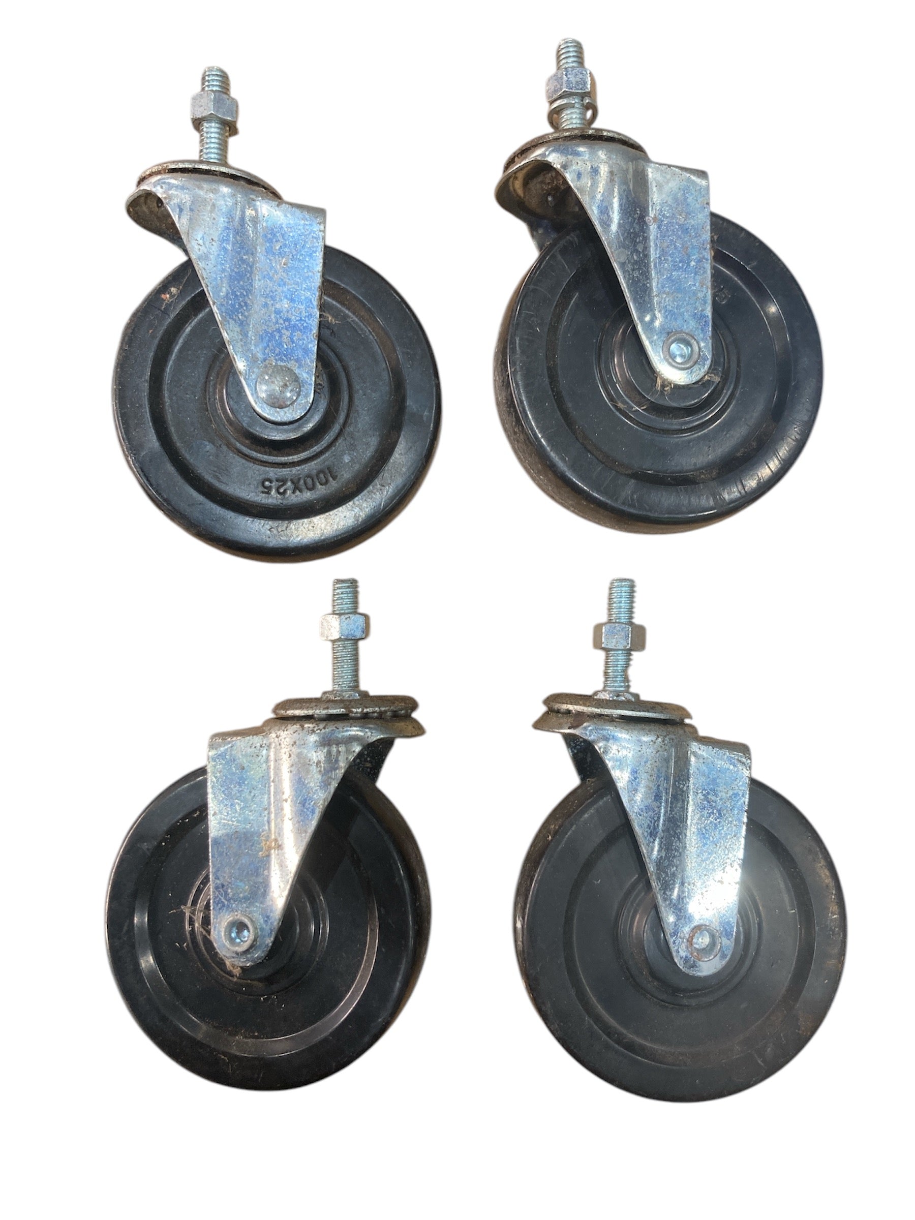 Polyolefin Swivel Replacement Wheels - Set of 4