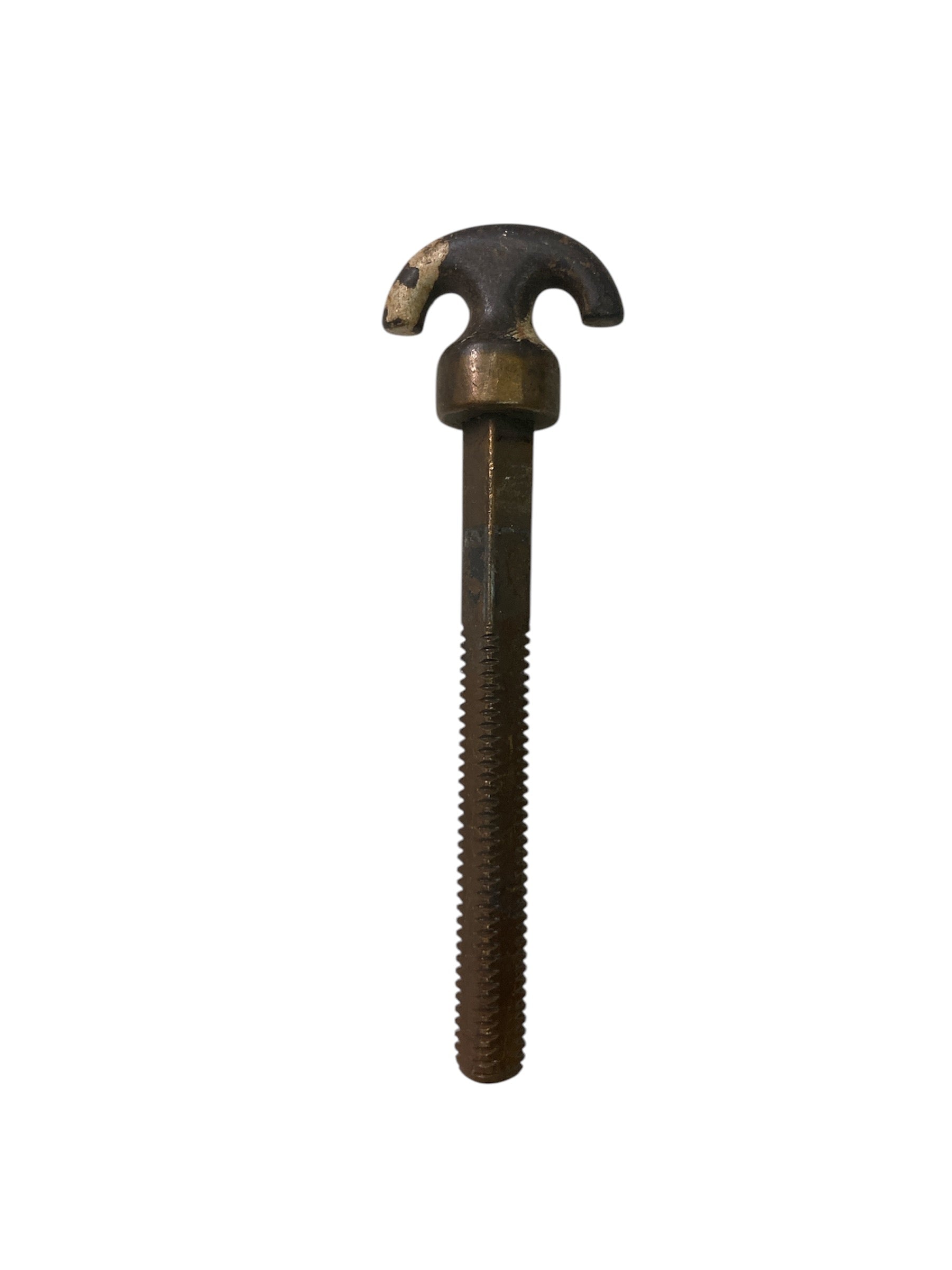 Antique Thumb Turn Knob Threaded Spindle