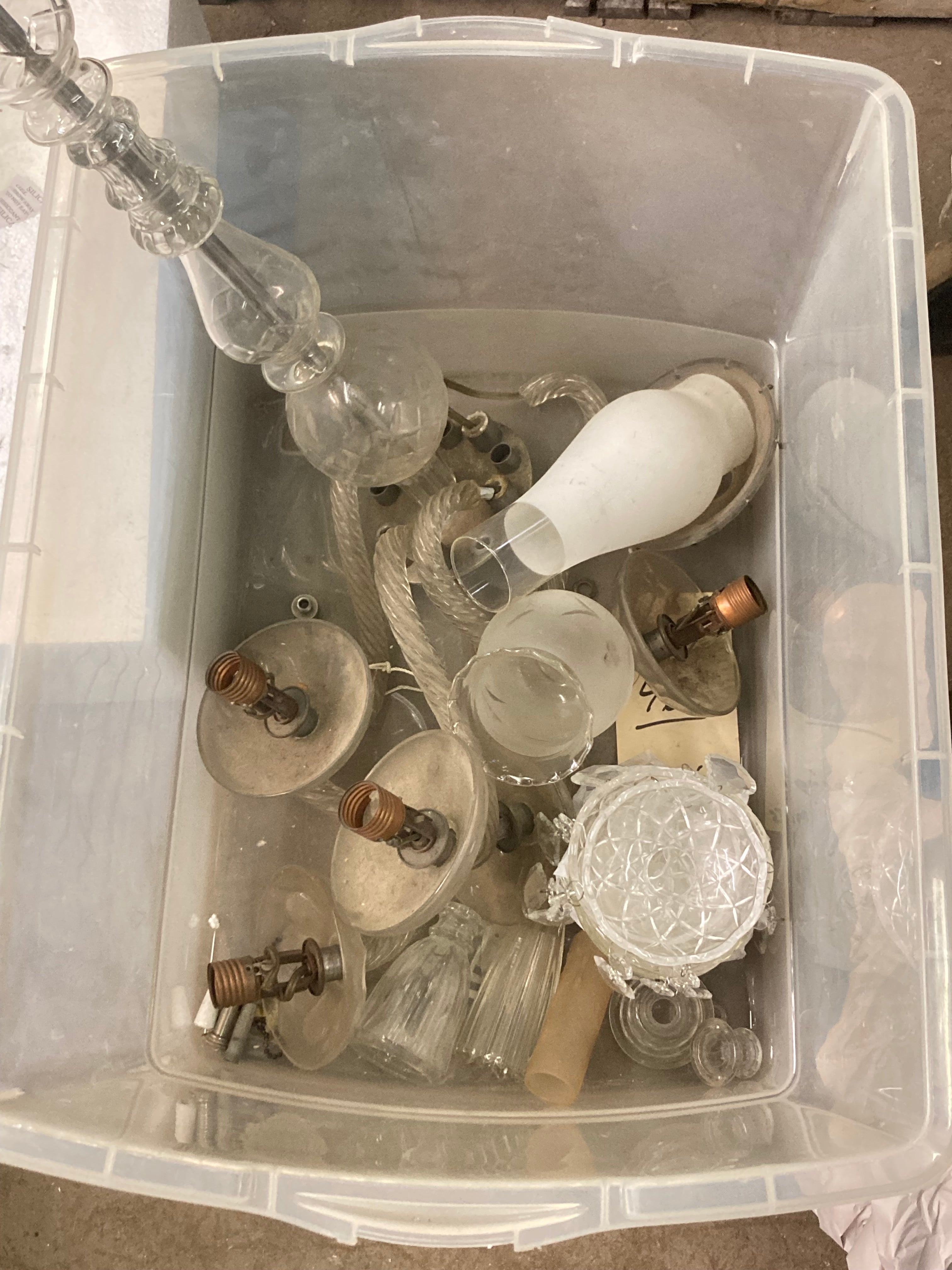 Glass Chandelier Parts