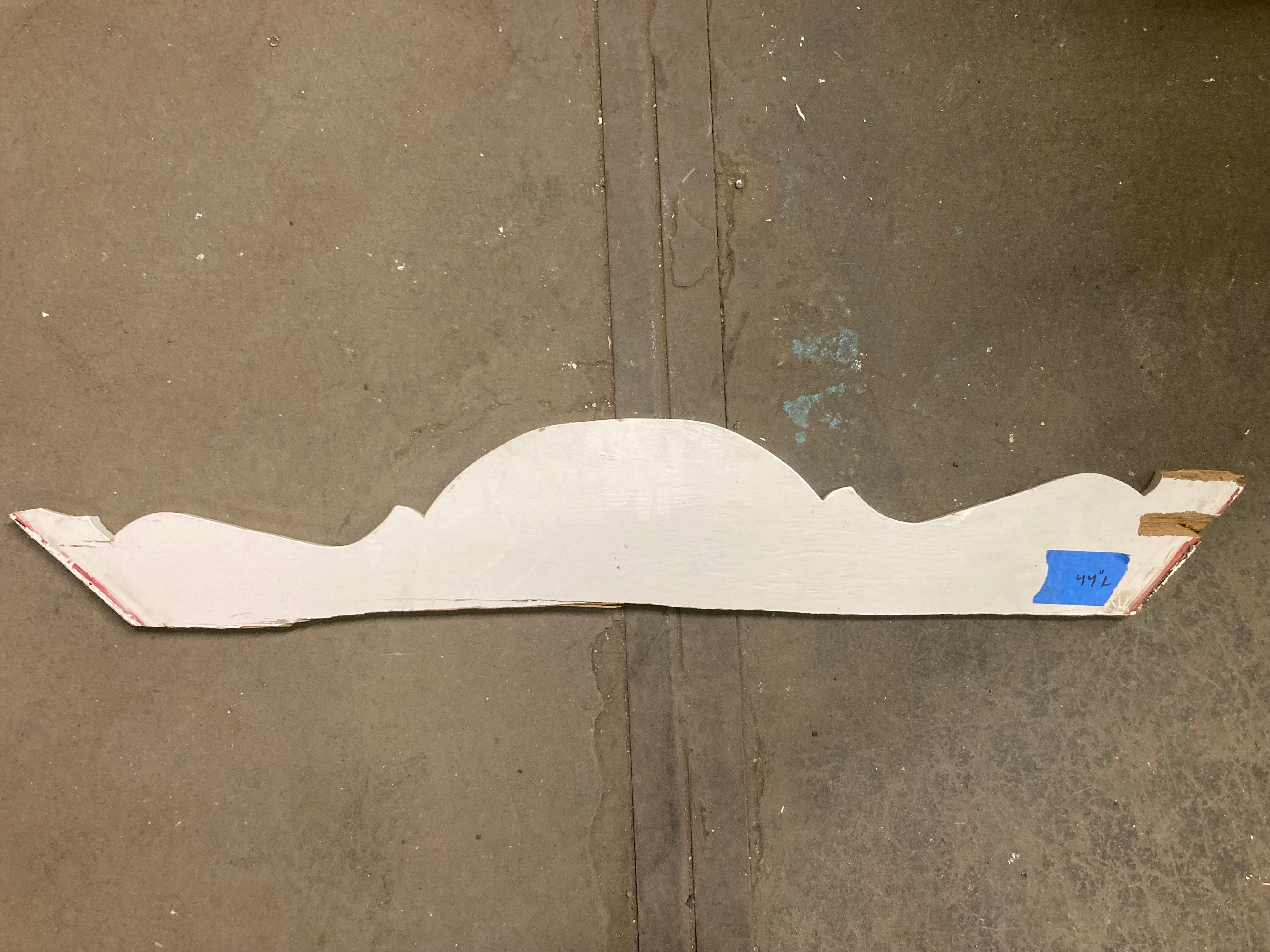 Scalloped Wood Header
