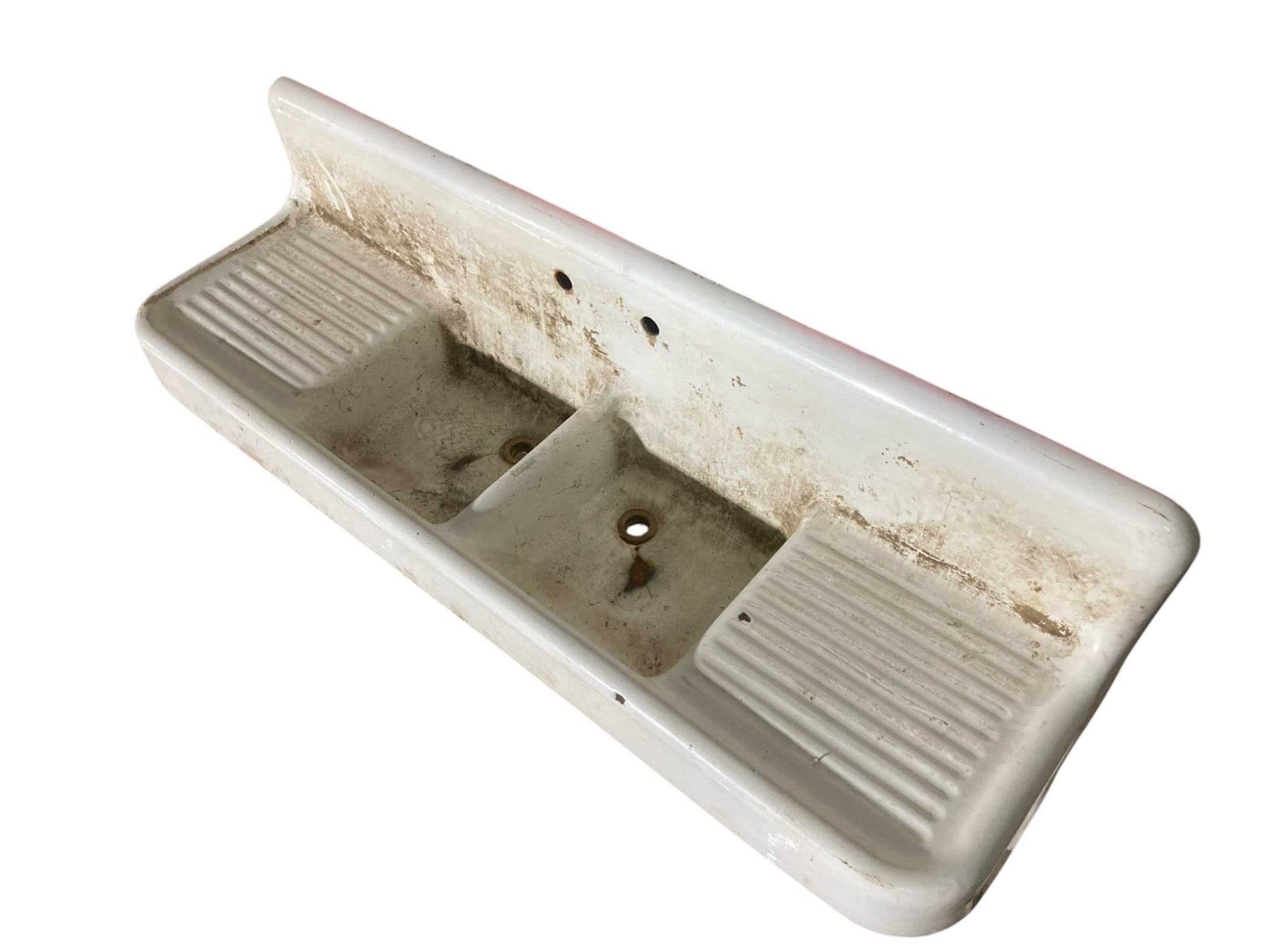 2 Compartment Cast Iron Farmhouse Sink