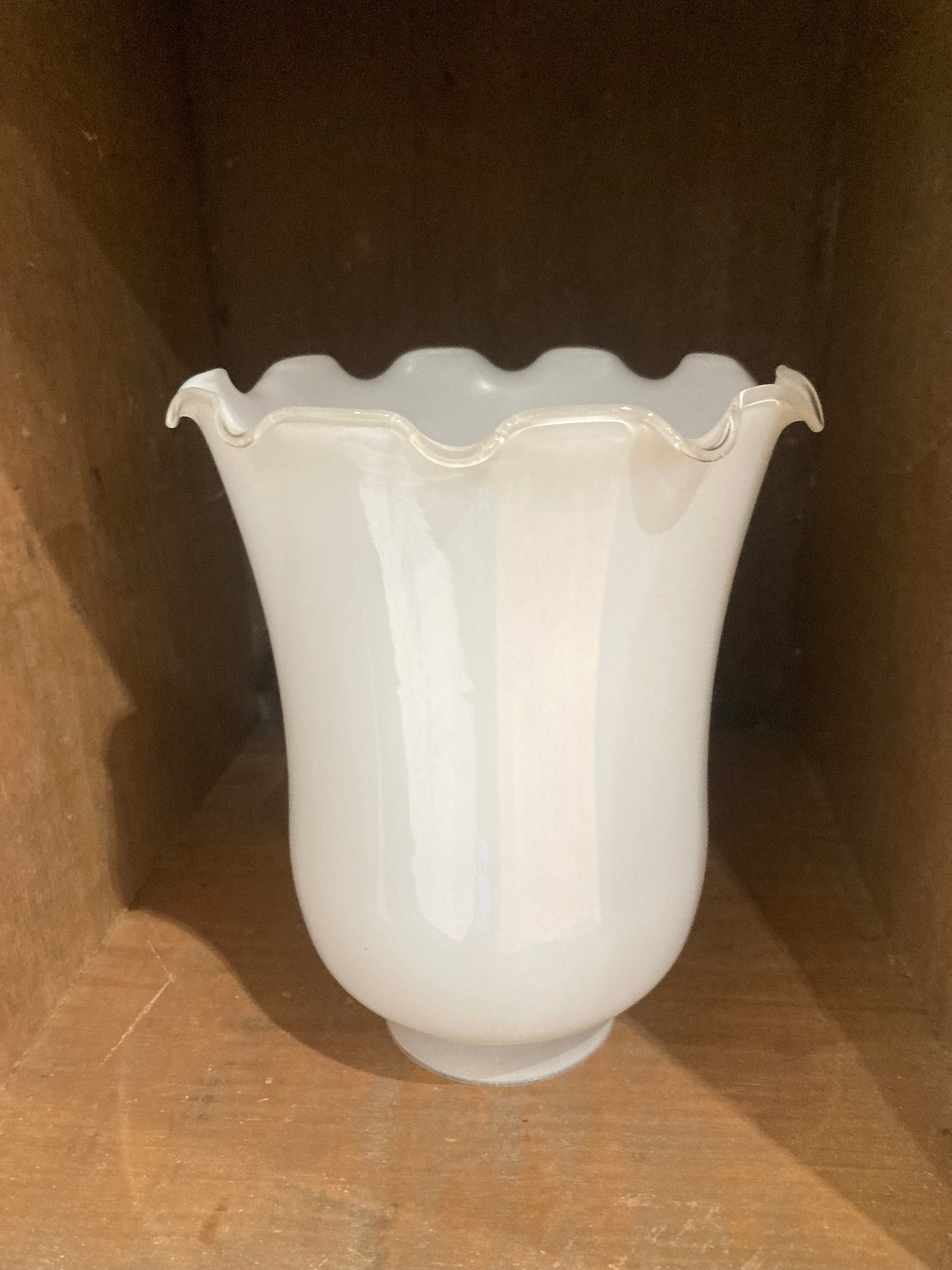 Milk Glass Lamp Shade