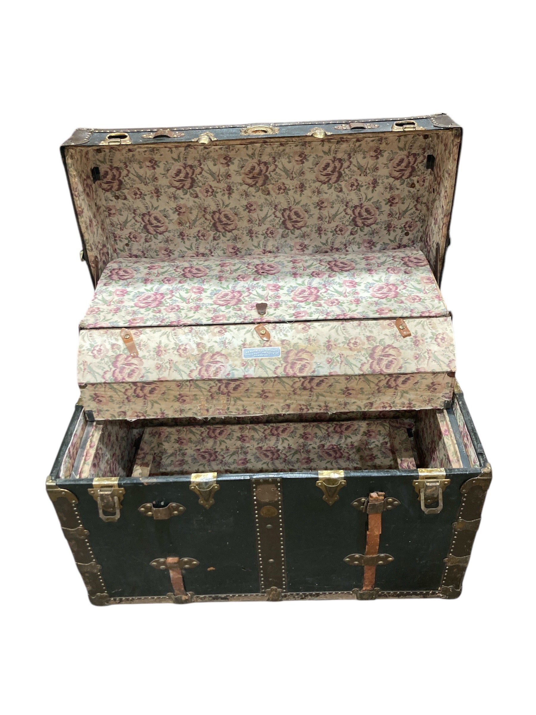 H.W. Rountree & Brother Steamer Trunk