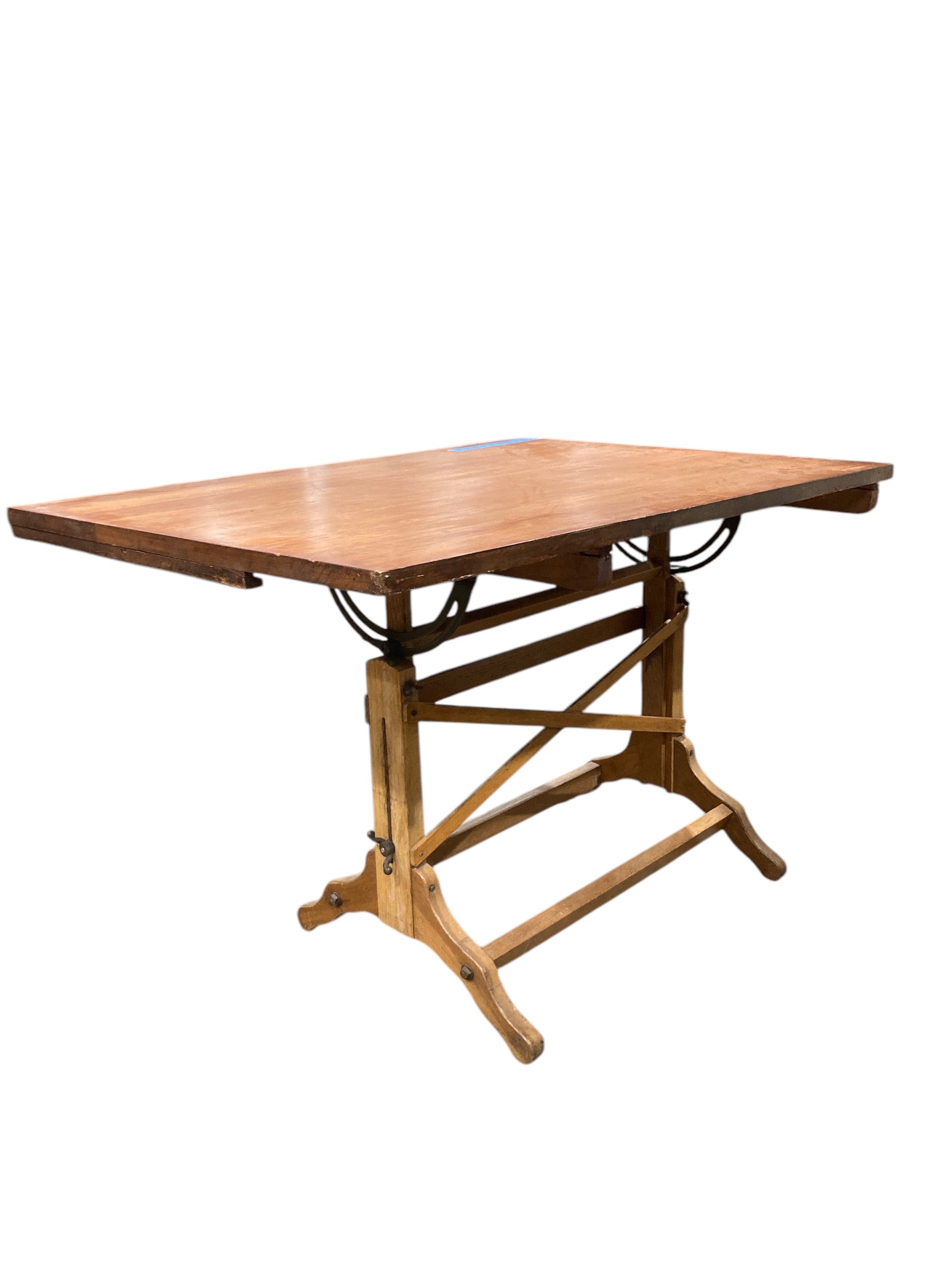 Vintage Wooden Drafting Table