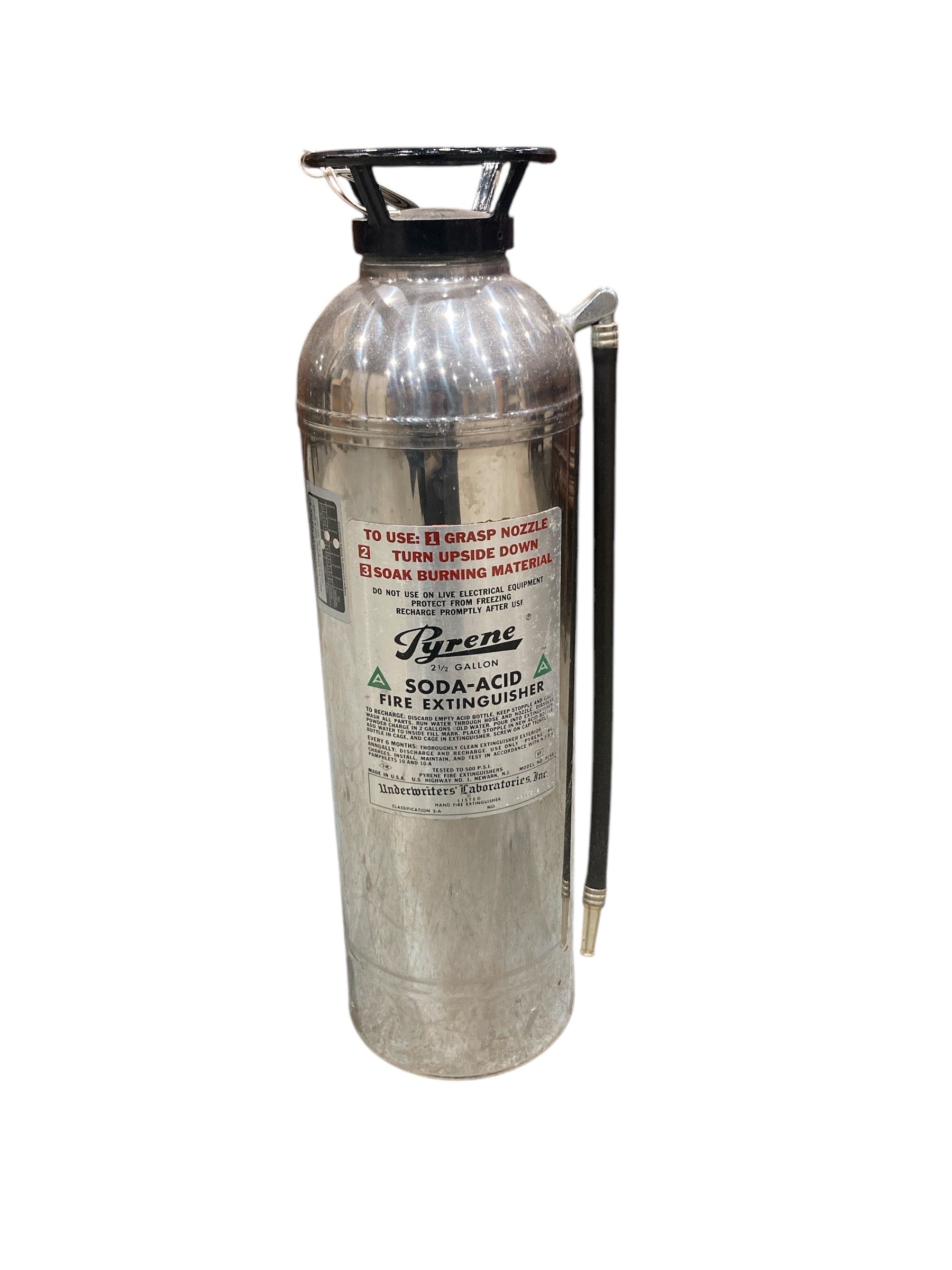 1940's Pyrene Soda-Acid Fire Extinguisher (2 1/2 Gallon)