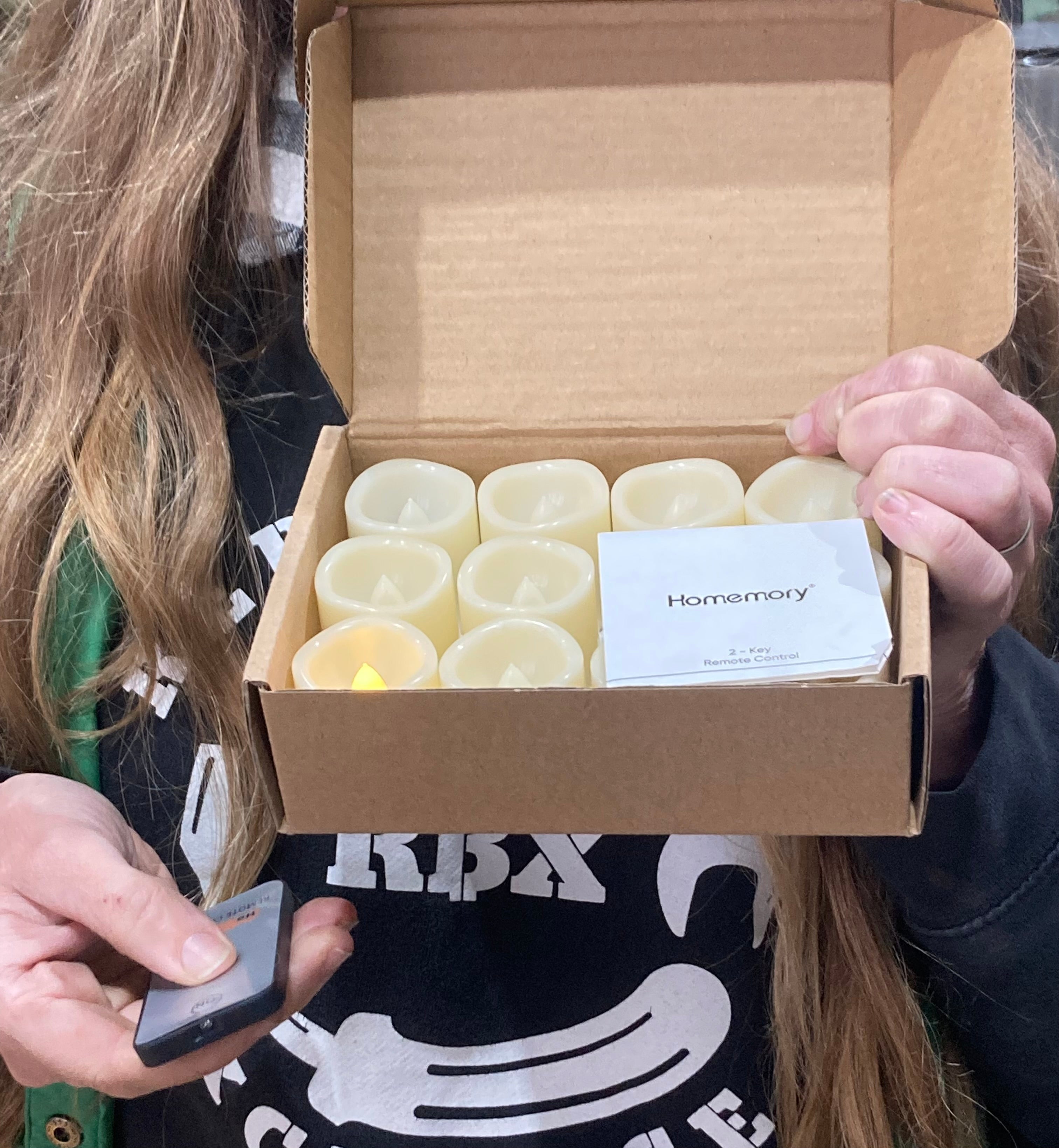 Remote Control Battery Operated Tea Light Candles - 12/Box. Need Batteries.