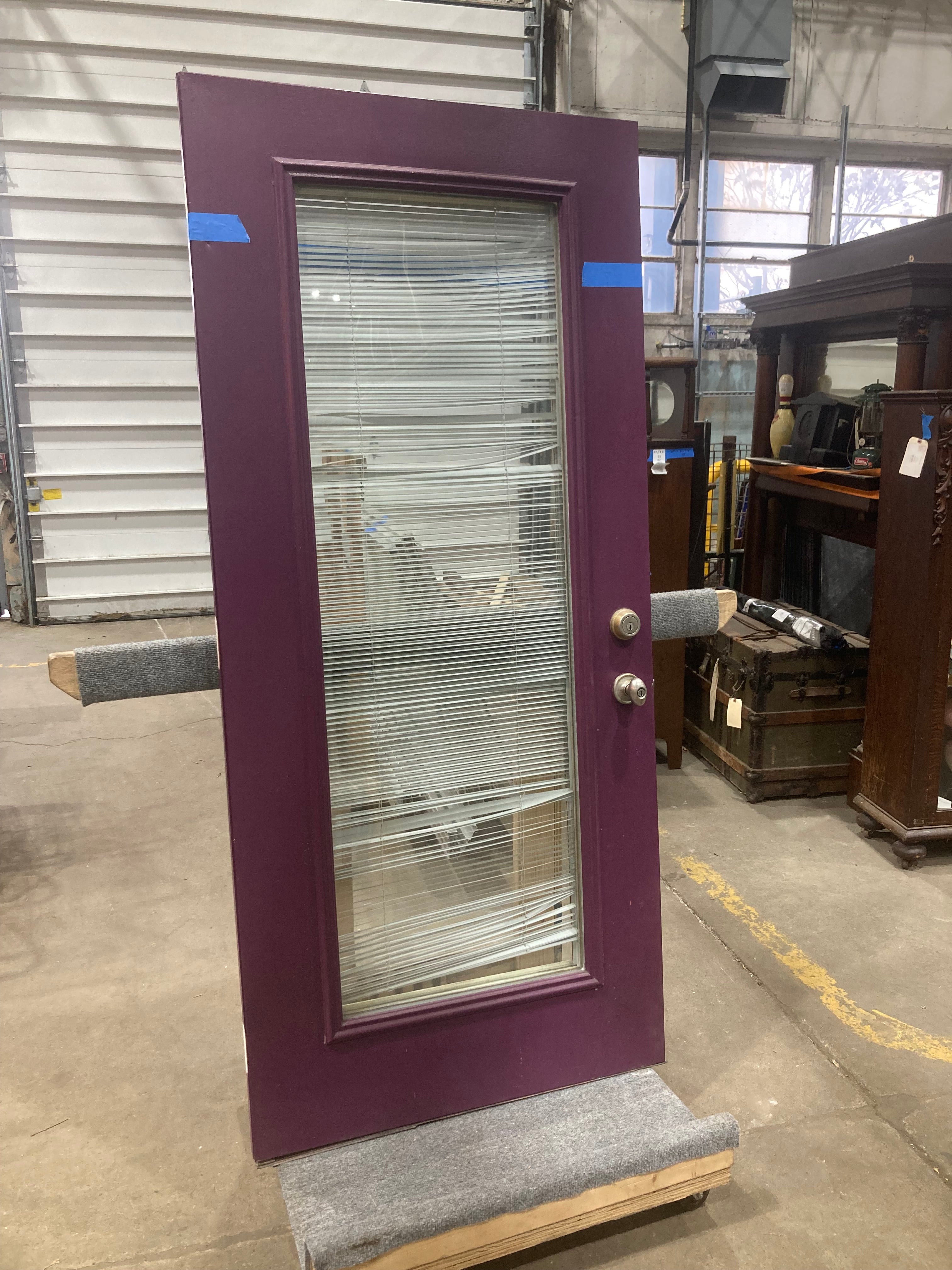 Entry Door with Between the Glass Blinds