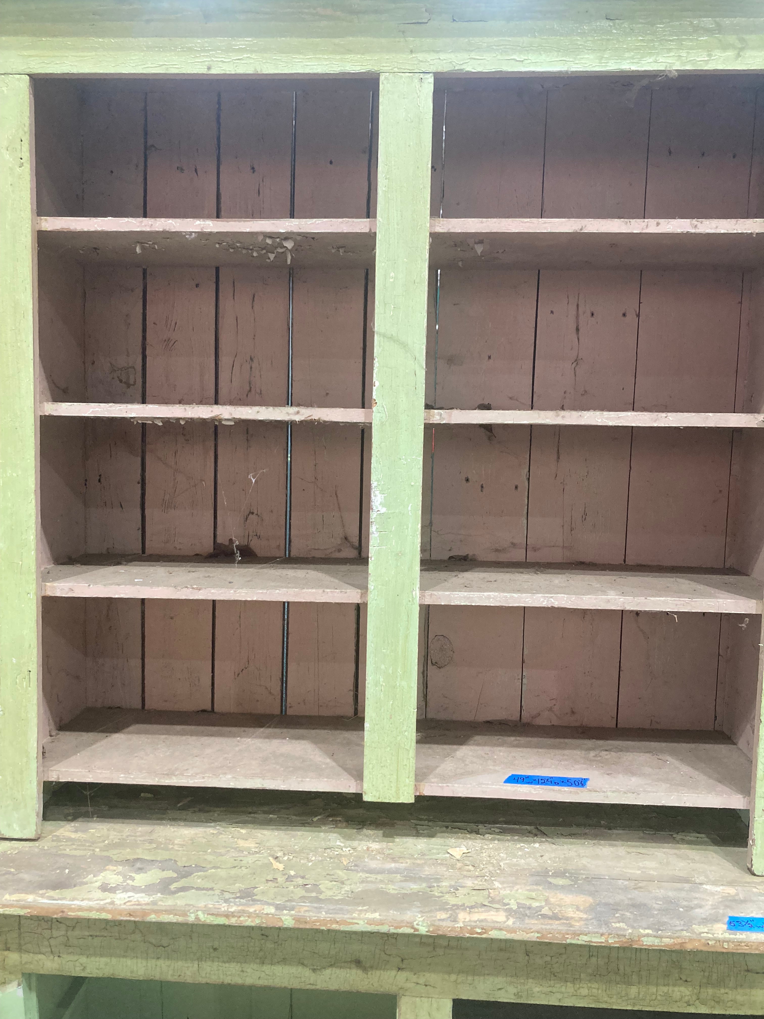 Wooden Farmhouse Hutch Cabinet