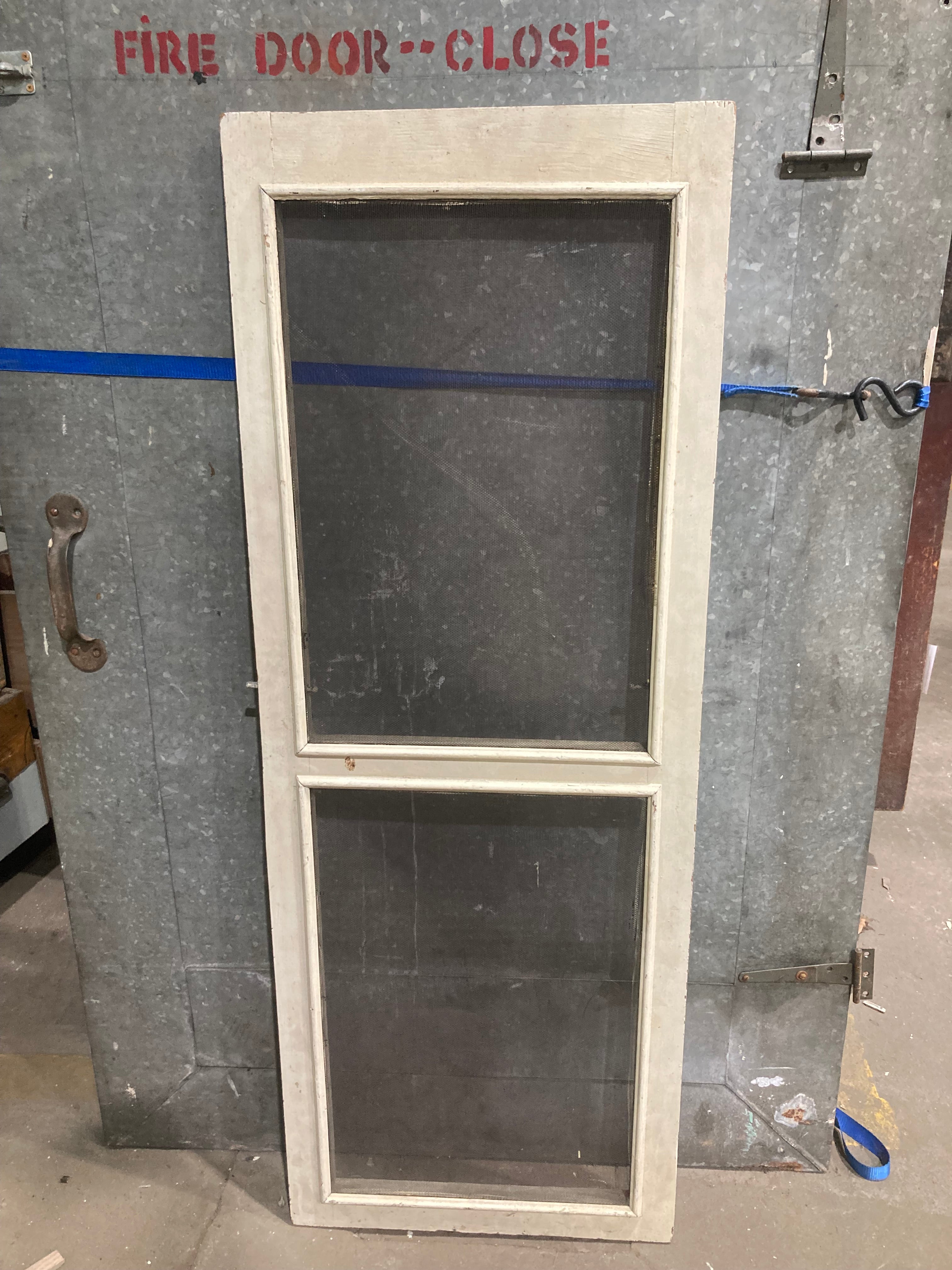 Storm Window Screen w/ Wooden Frame