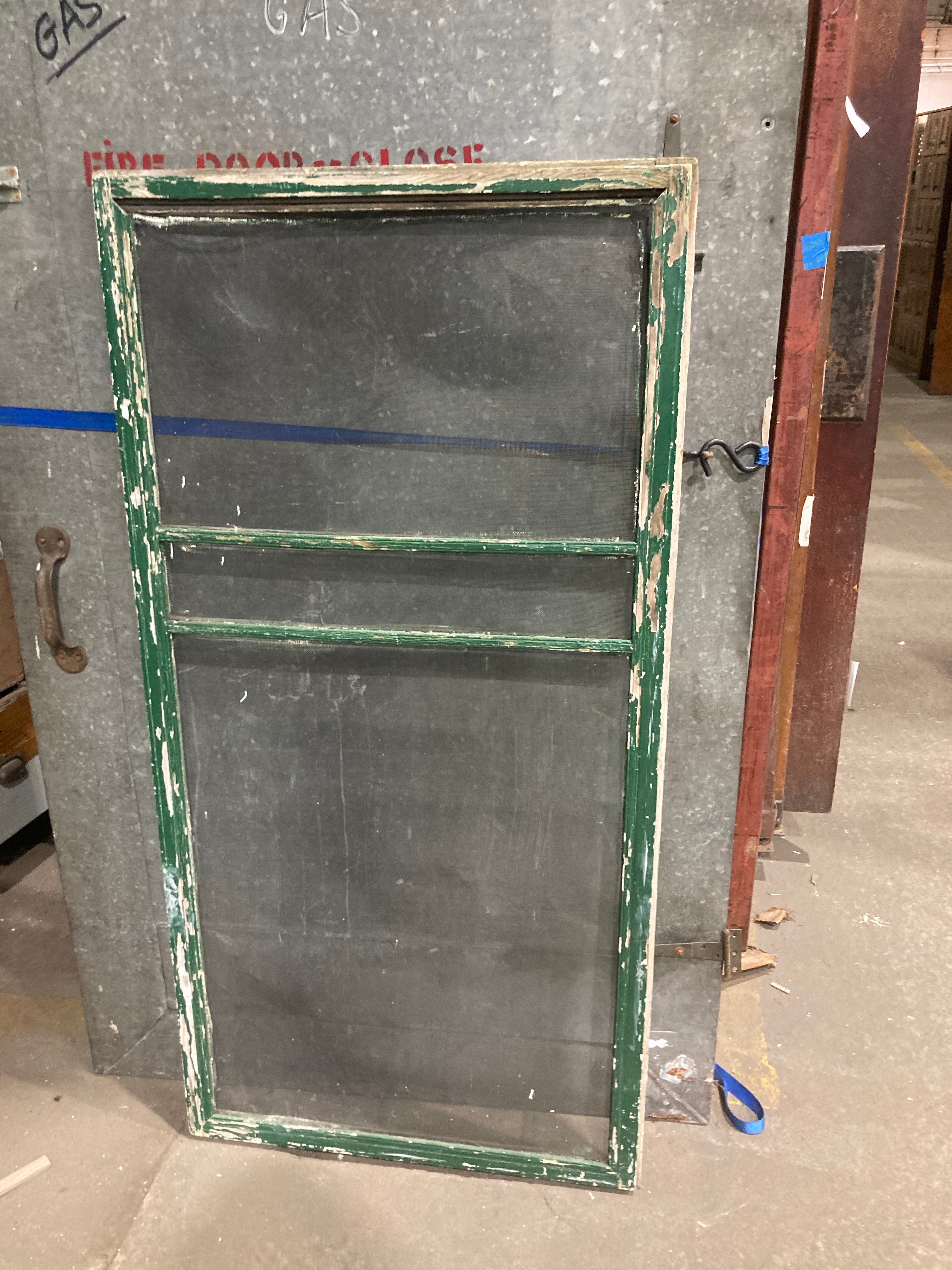 Storm Window Screen w/ Wooden Frame