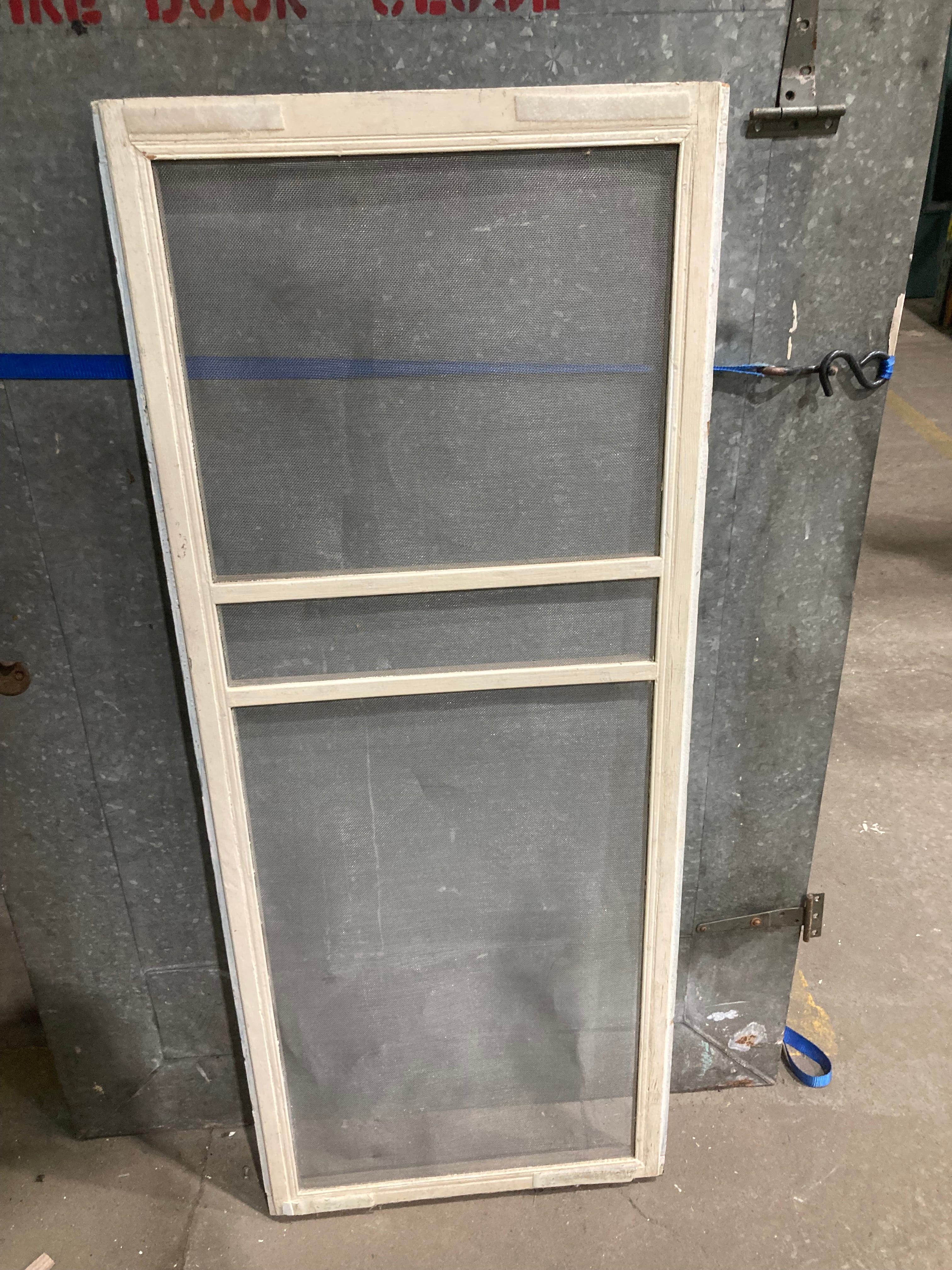 Storm Window Screen w/ Wooden Frame