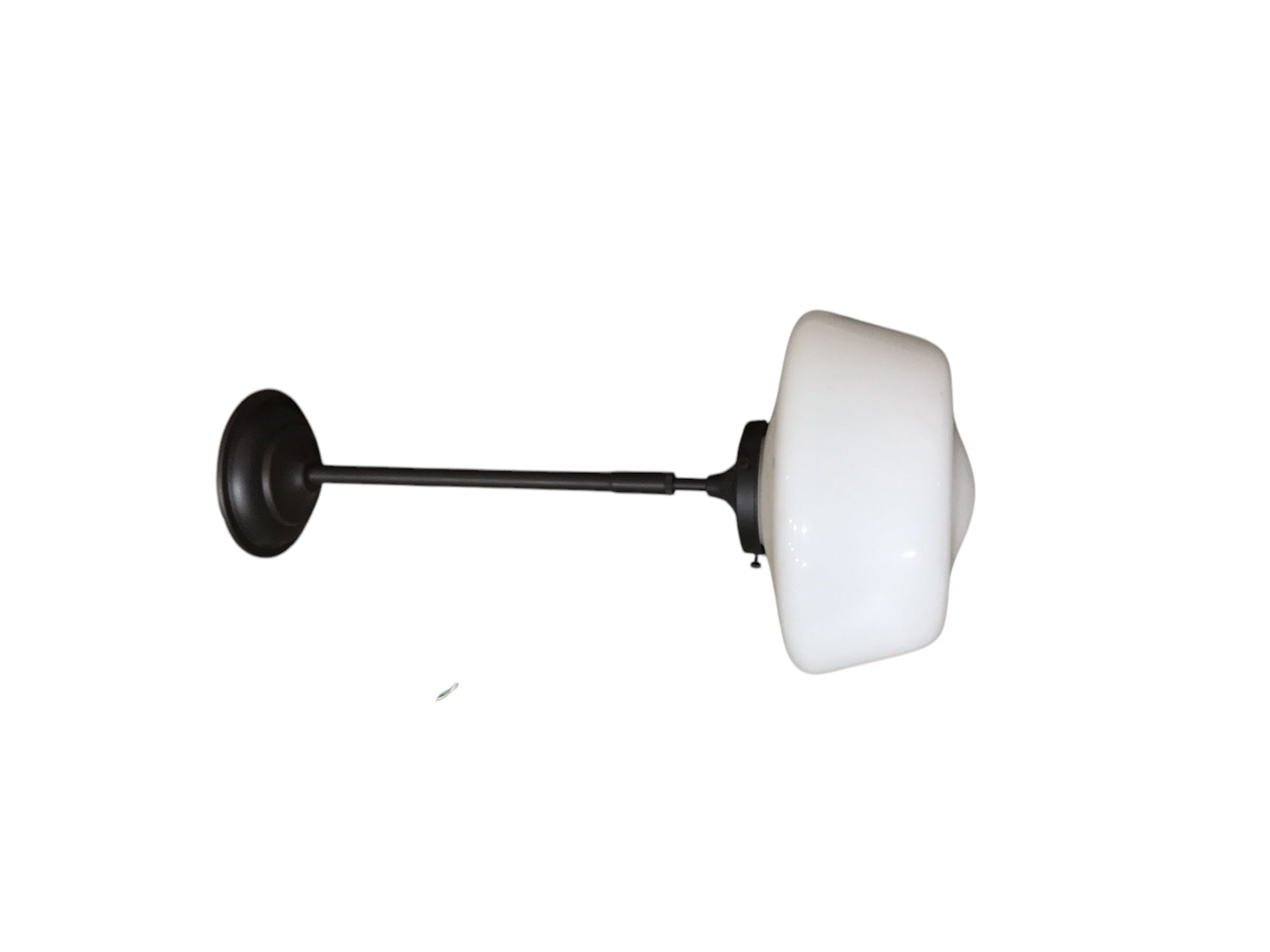 Schoolhouse Glass Light Fixture.