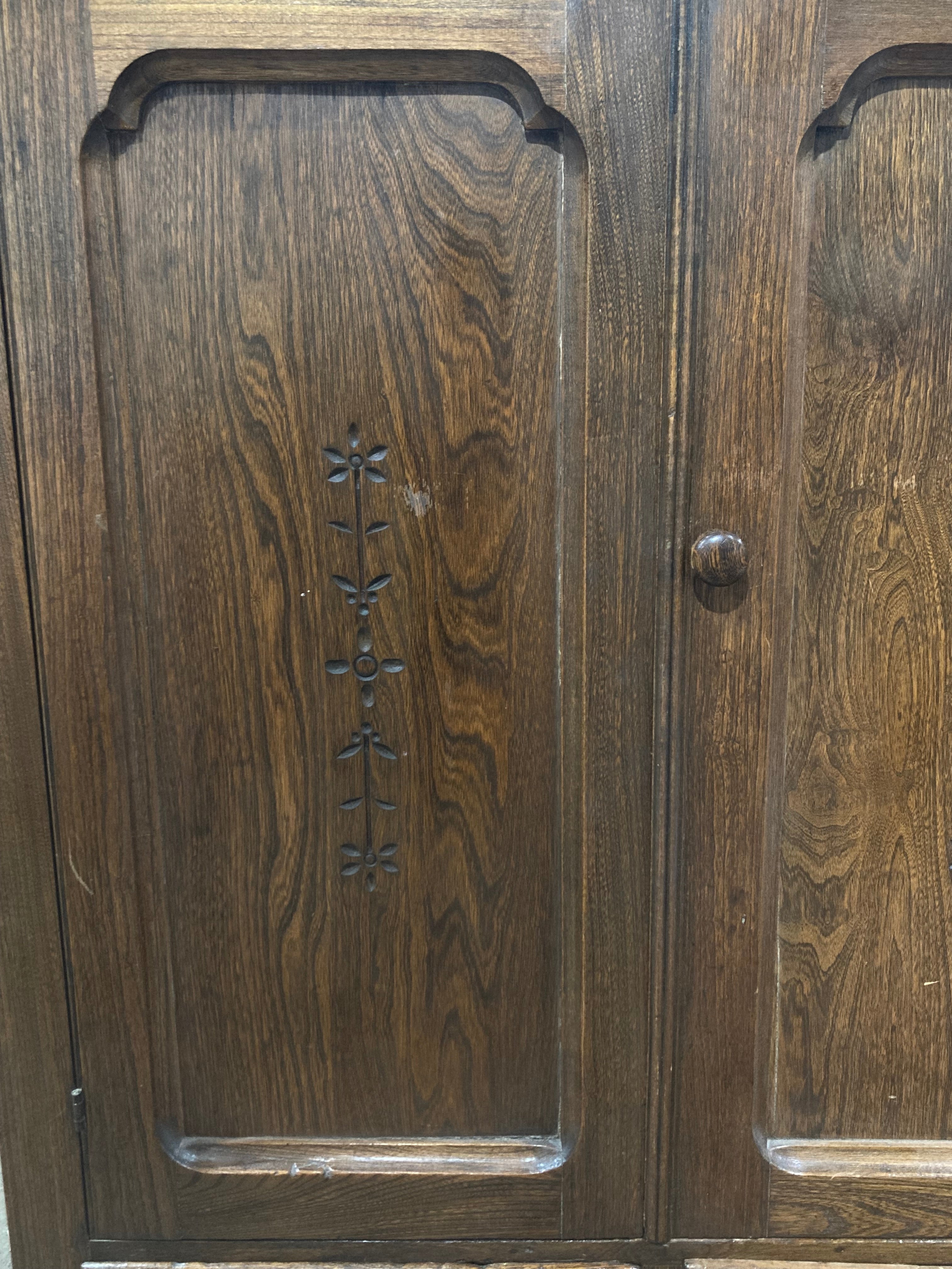 Antique Two Body Pie Cabinet