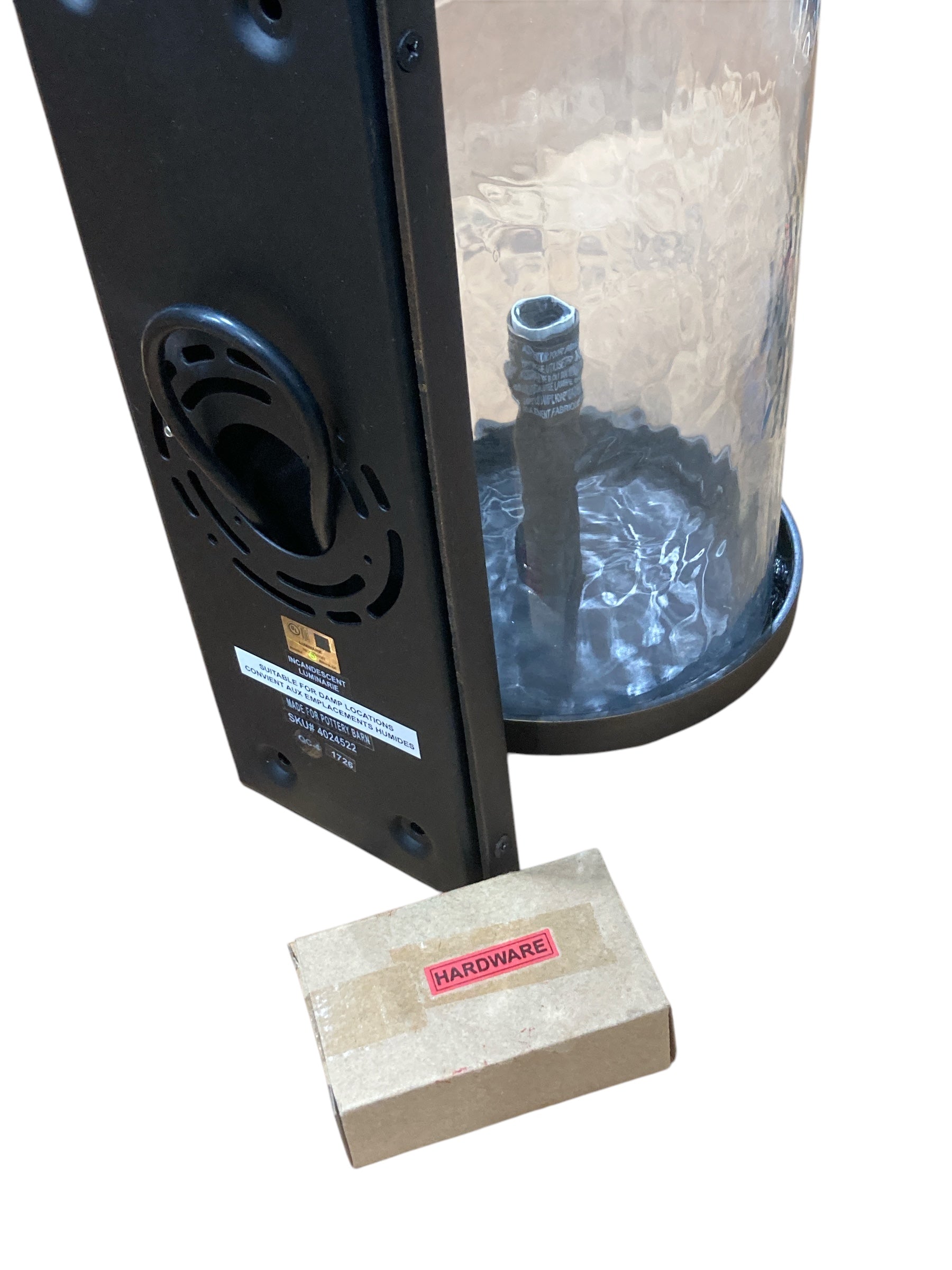 Pottery Barn Murano Glass Wall Sconce