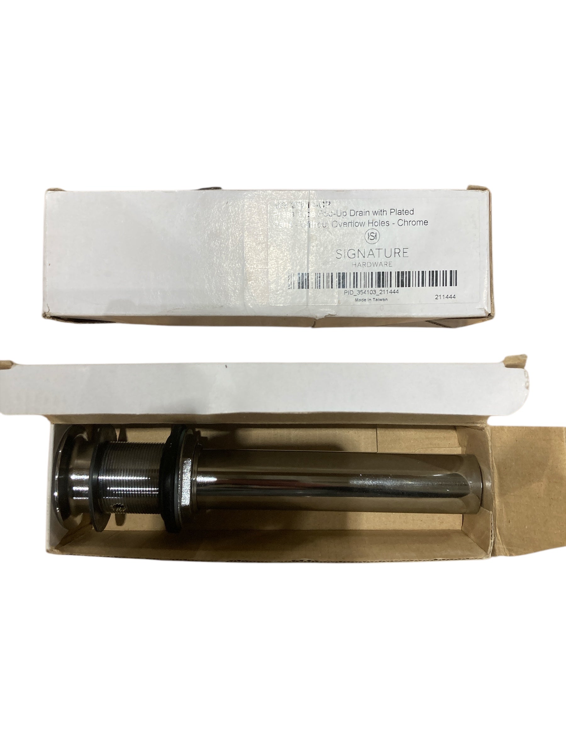 Signature Hardware Pop-up Bathroom Drain