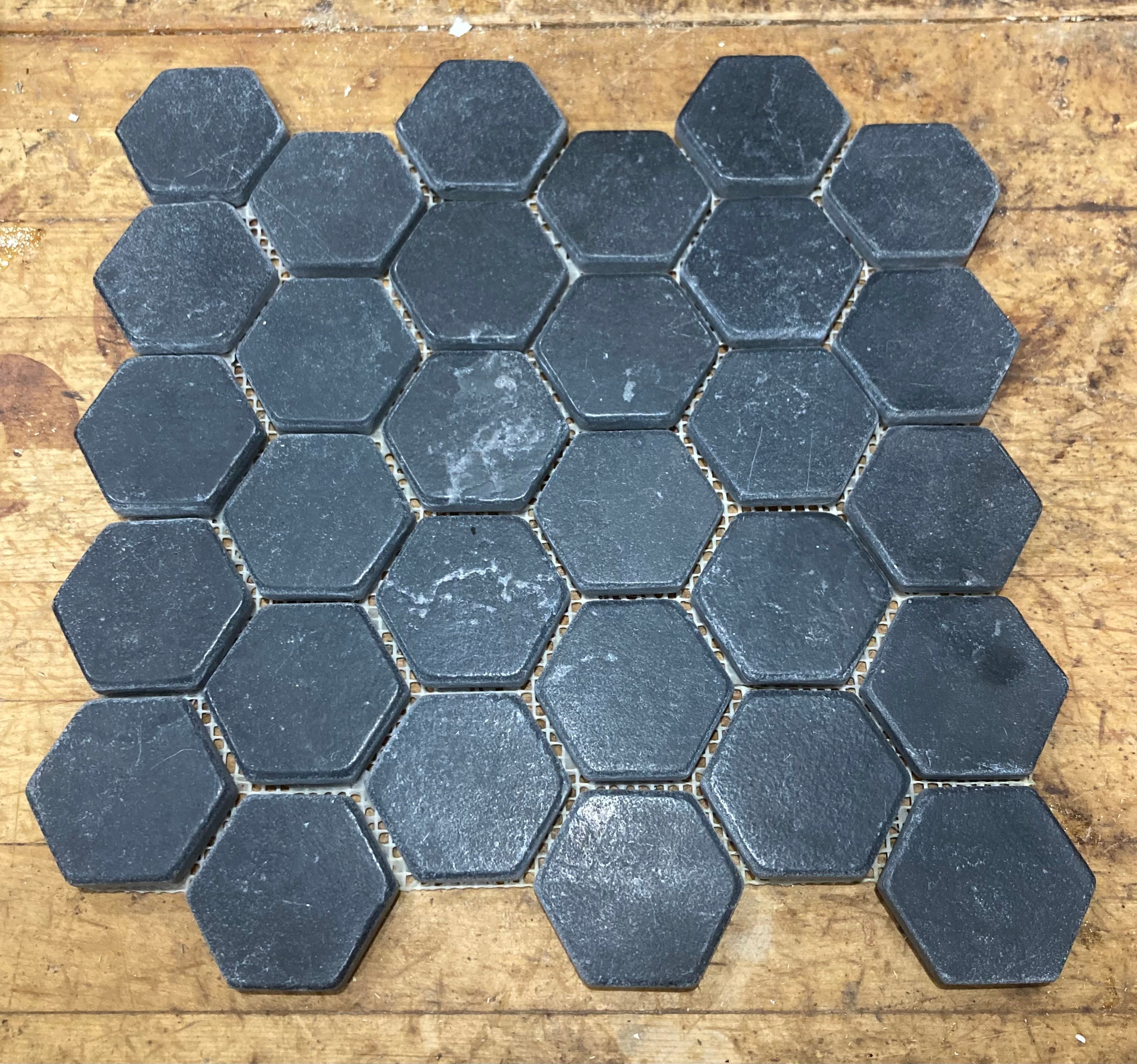 Hexagonal Stone Tile - Lot of 4 Pieces
