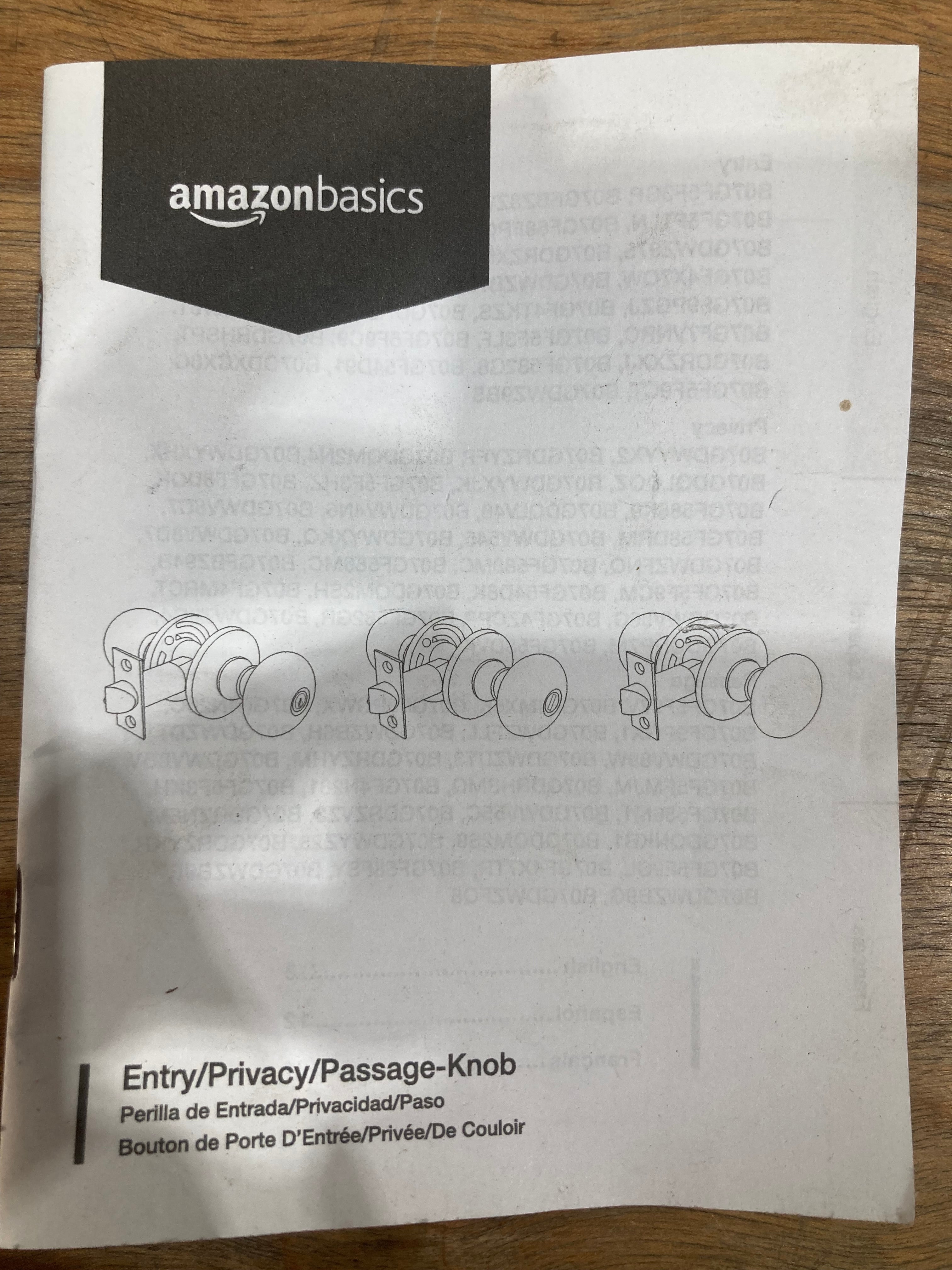 Doorknob and Lock Set