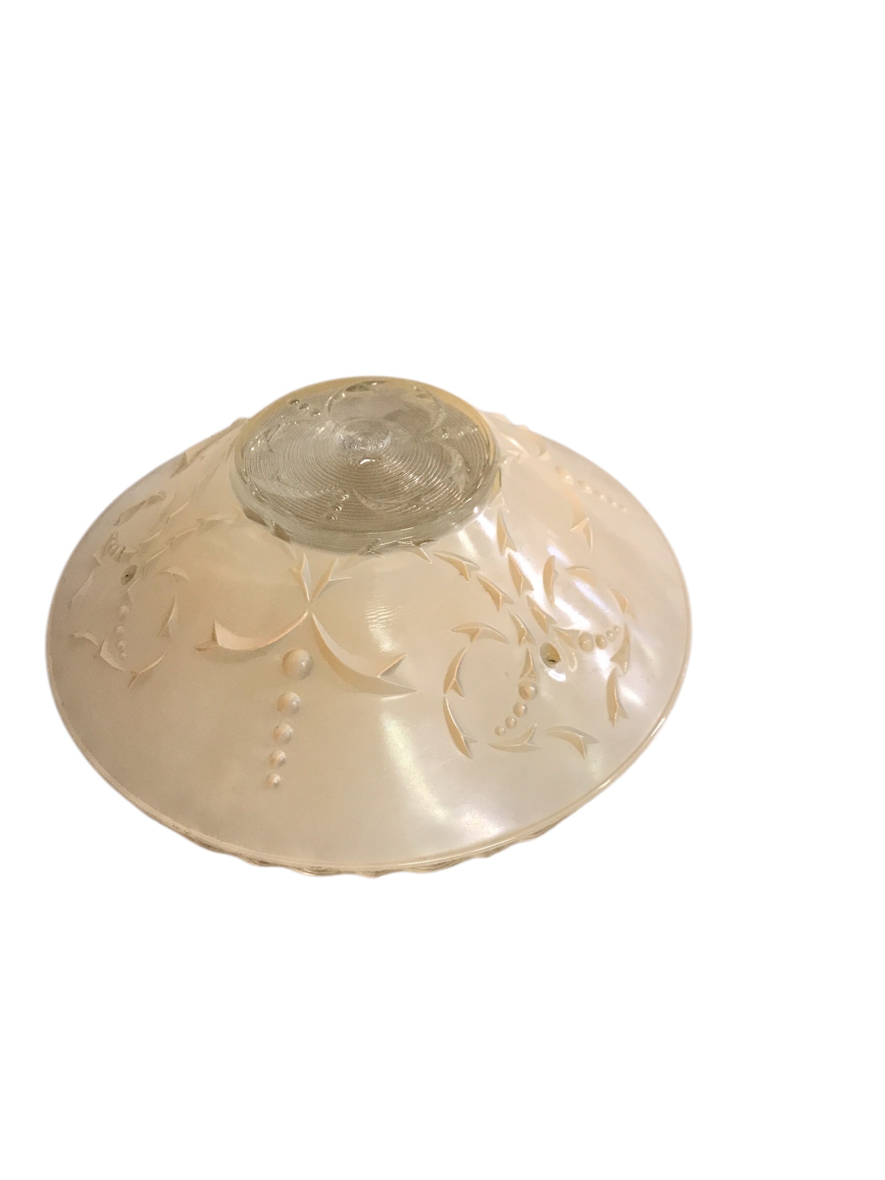 Peach Frosted Glass Ceiling Light Shade