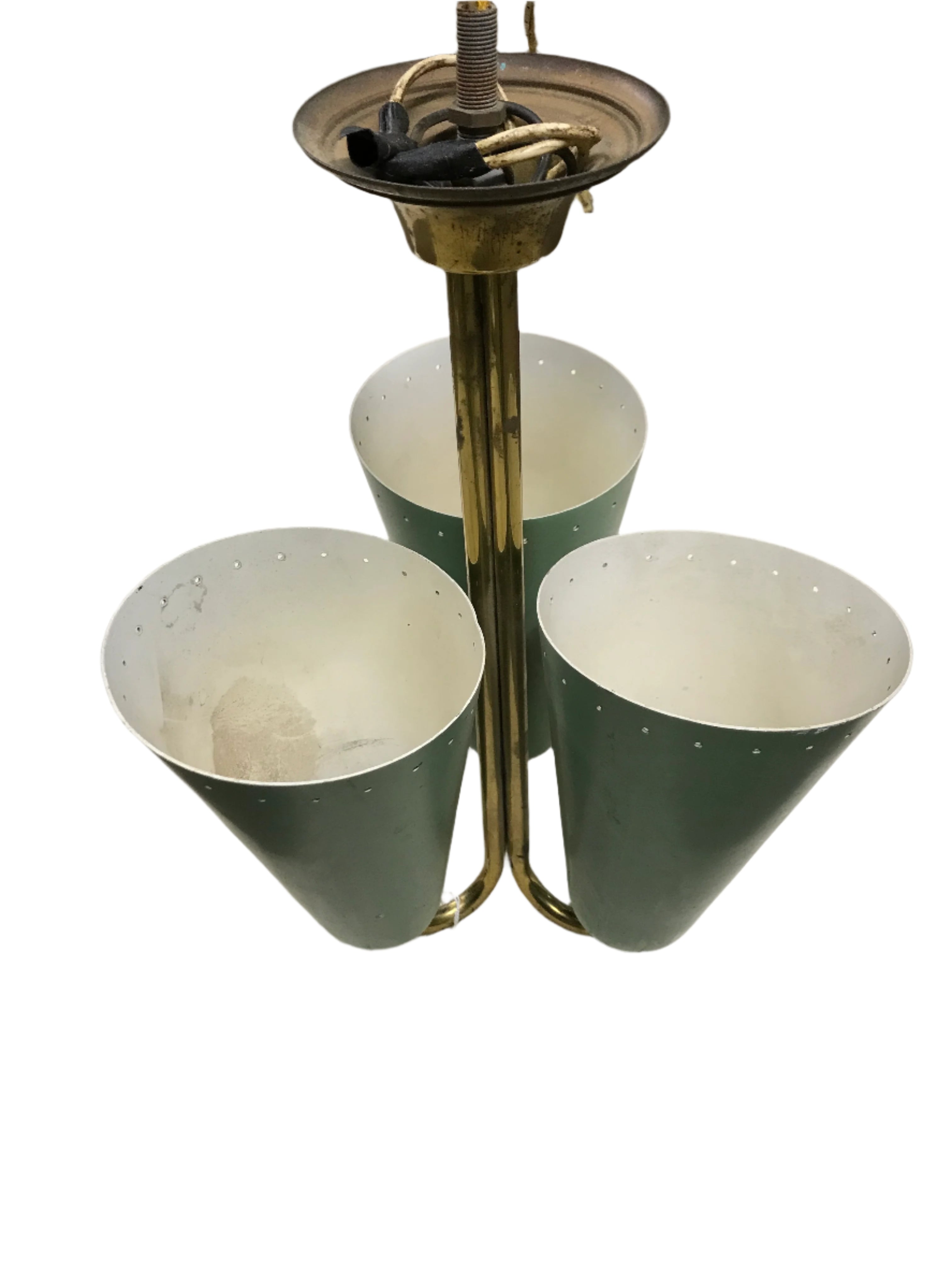 Mid-Century Modern Tri-Light Pendant