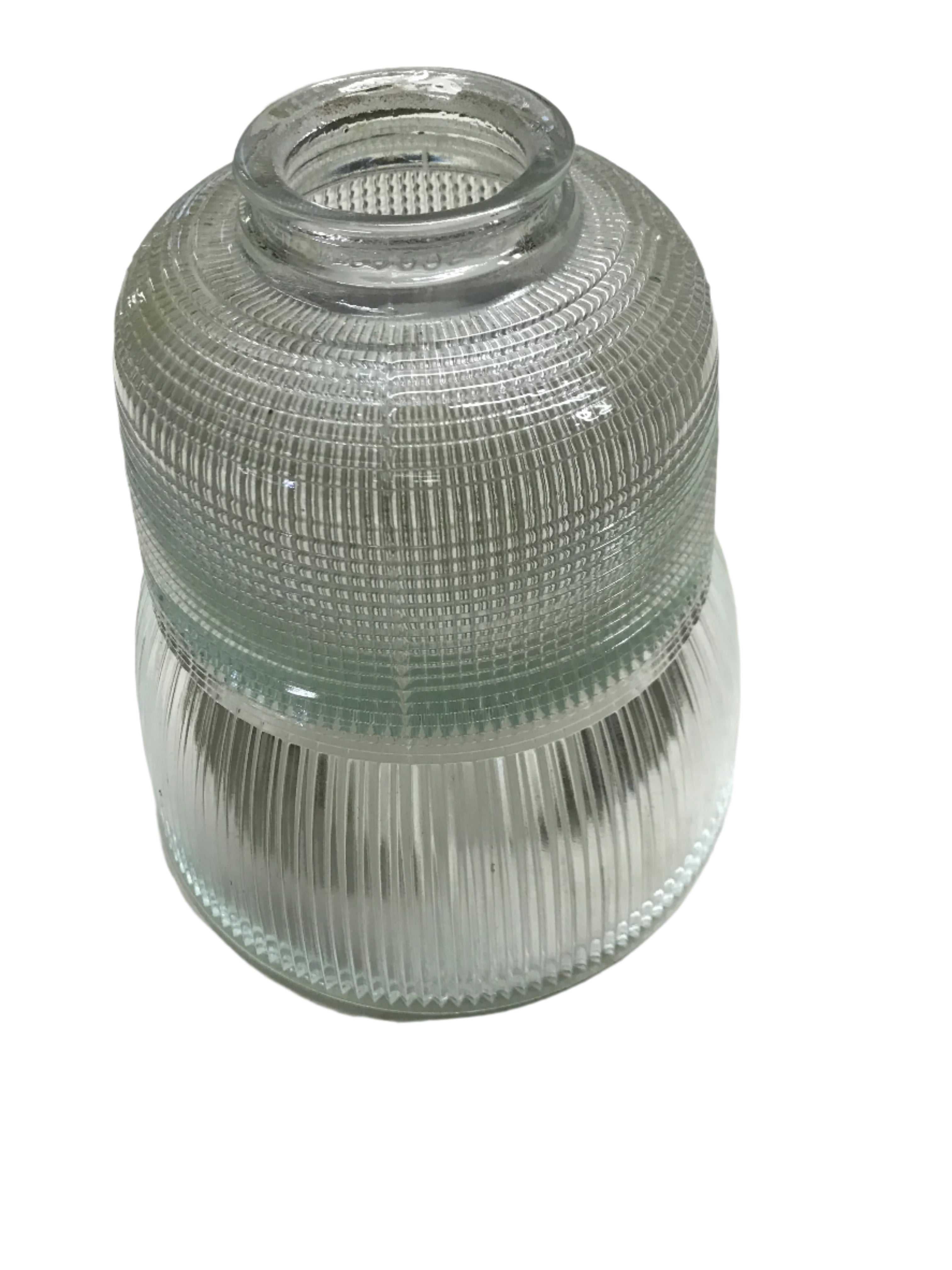 Ribbed Clear Glass Shade