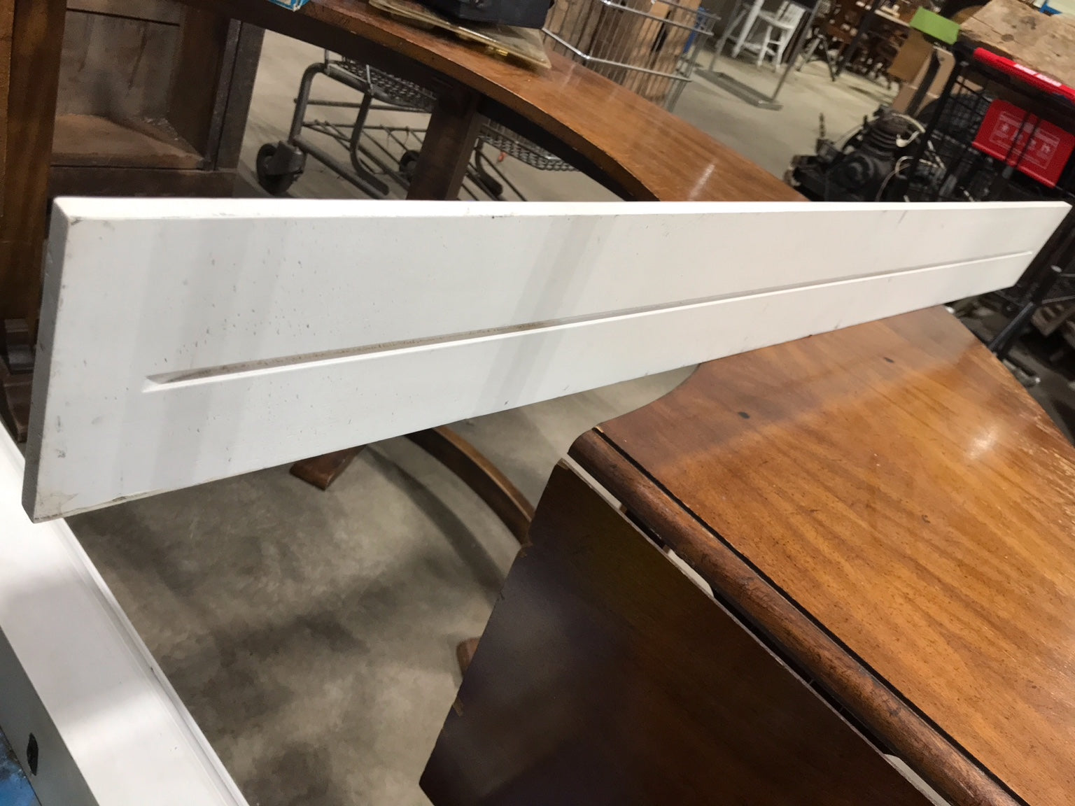 Pair of White Decorative Wall Shelves