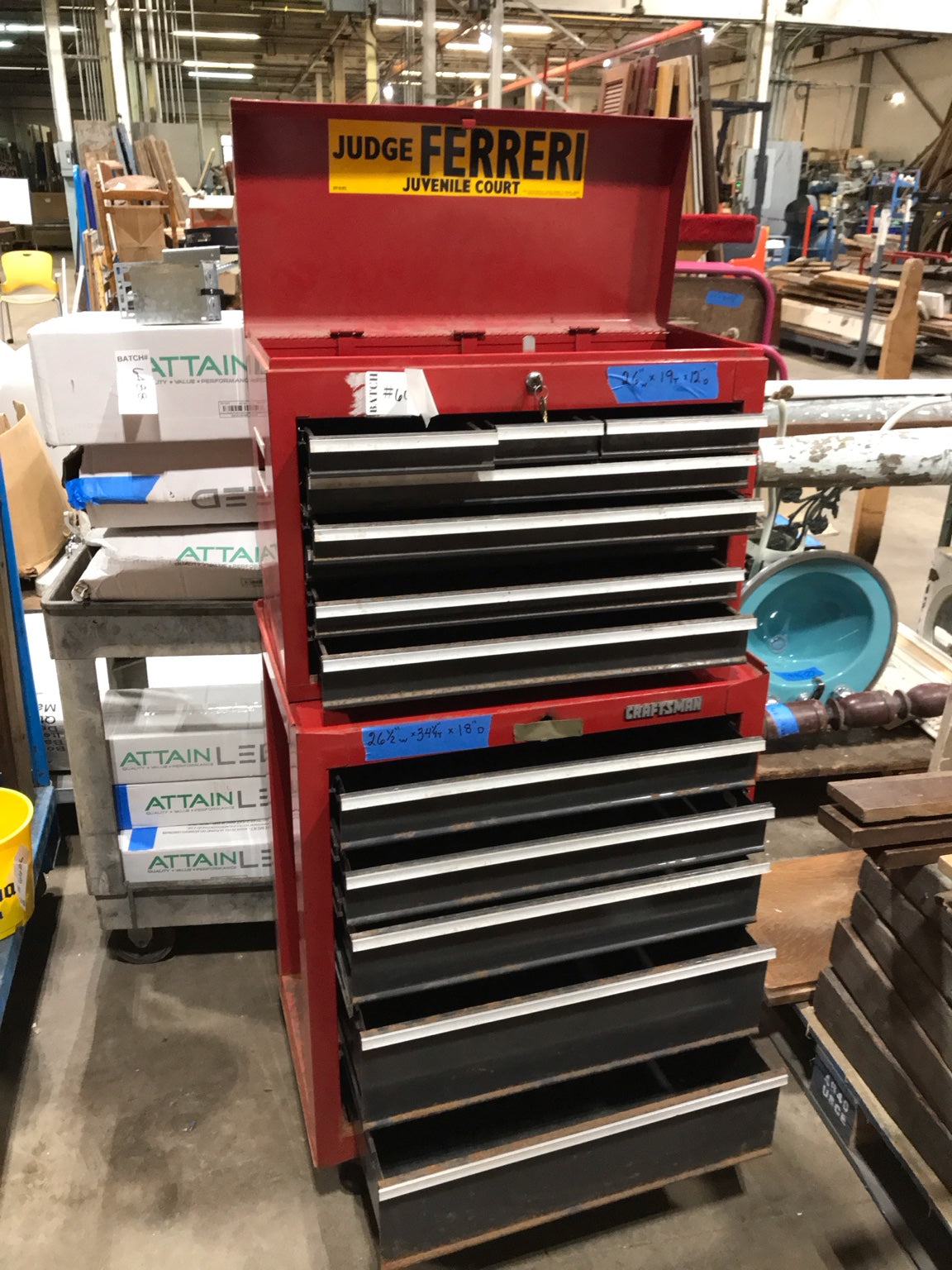 Craftsman Rolling Tool Chest and Top Cabinet