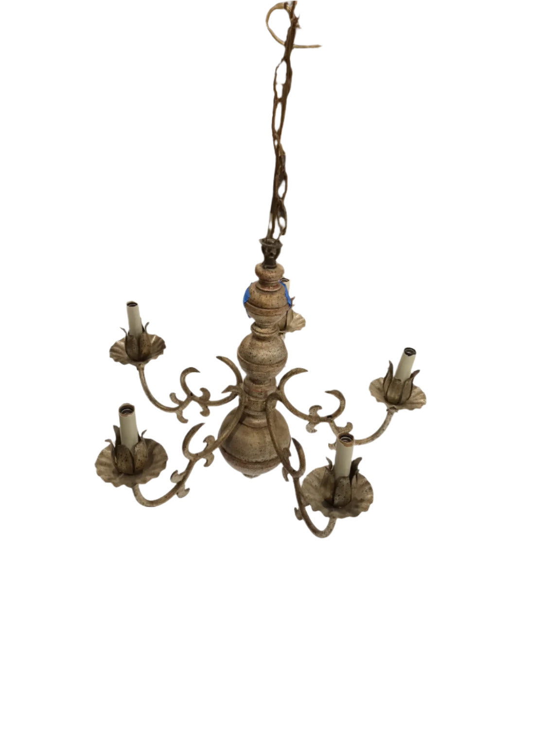 Ornate Five-Arm Chandelier