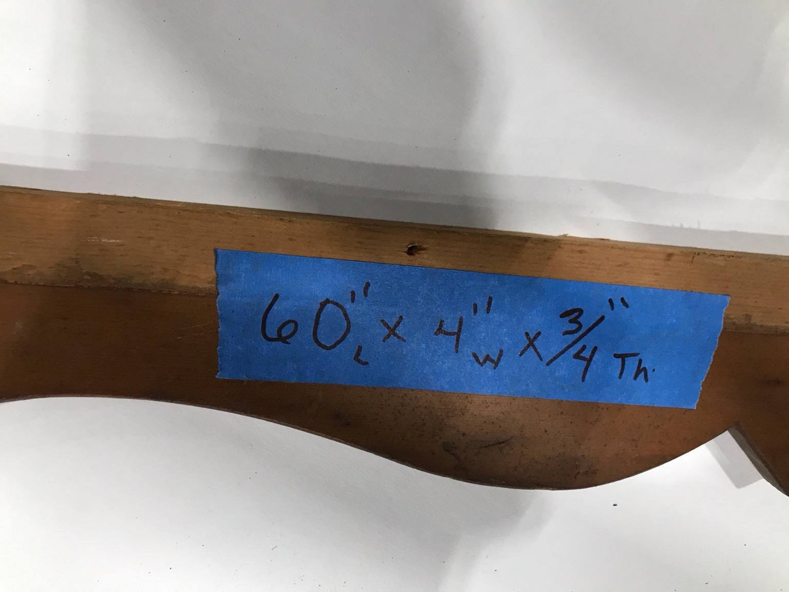 Vintage Wooden Valance Trim