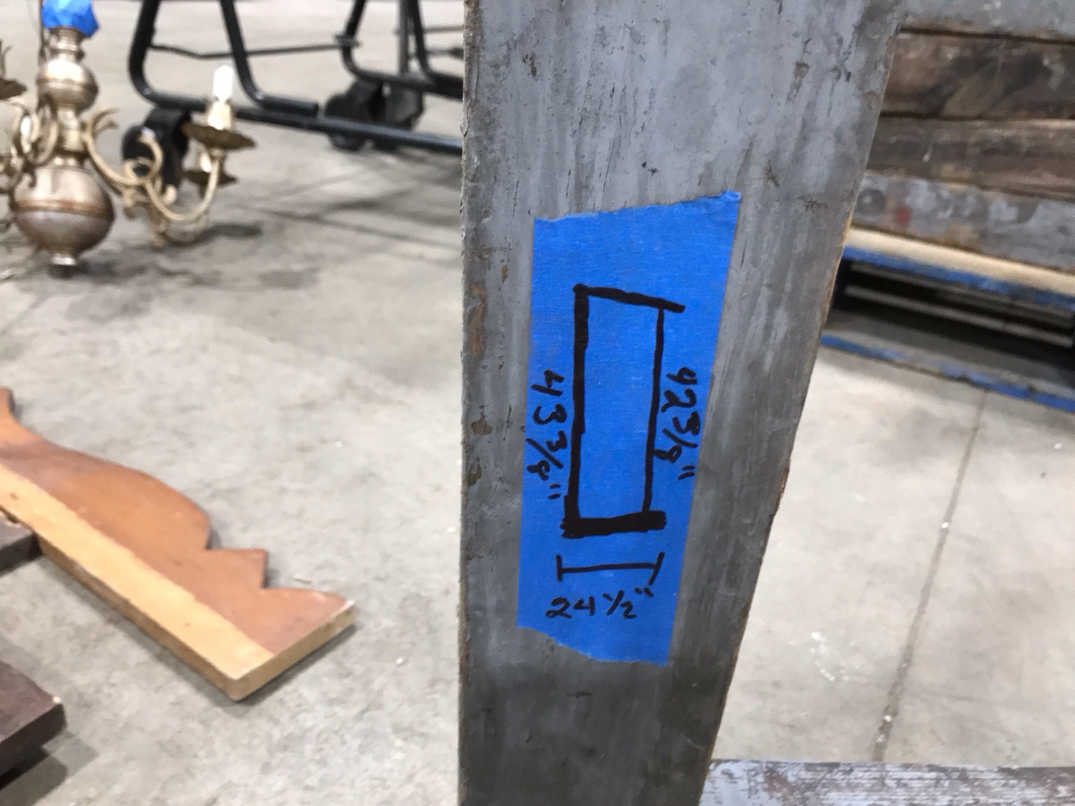 Industrial Wooden Base Frame
