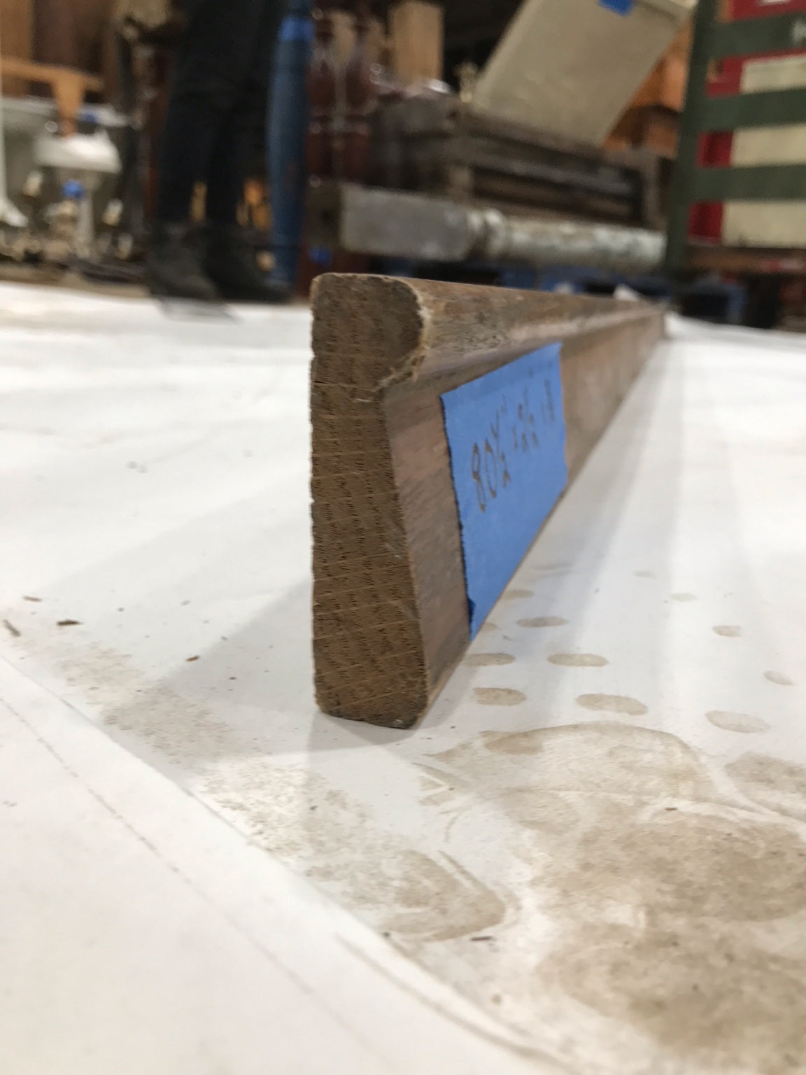 Salvaged Oak Trim Piece