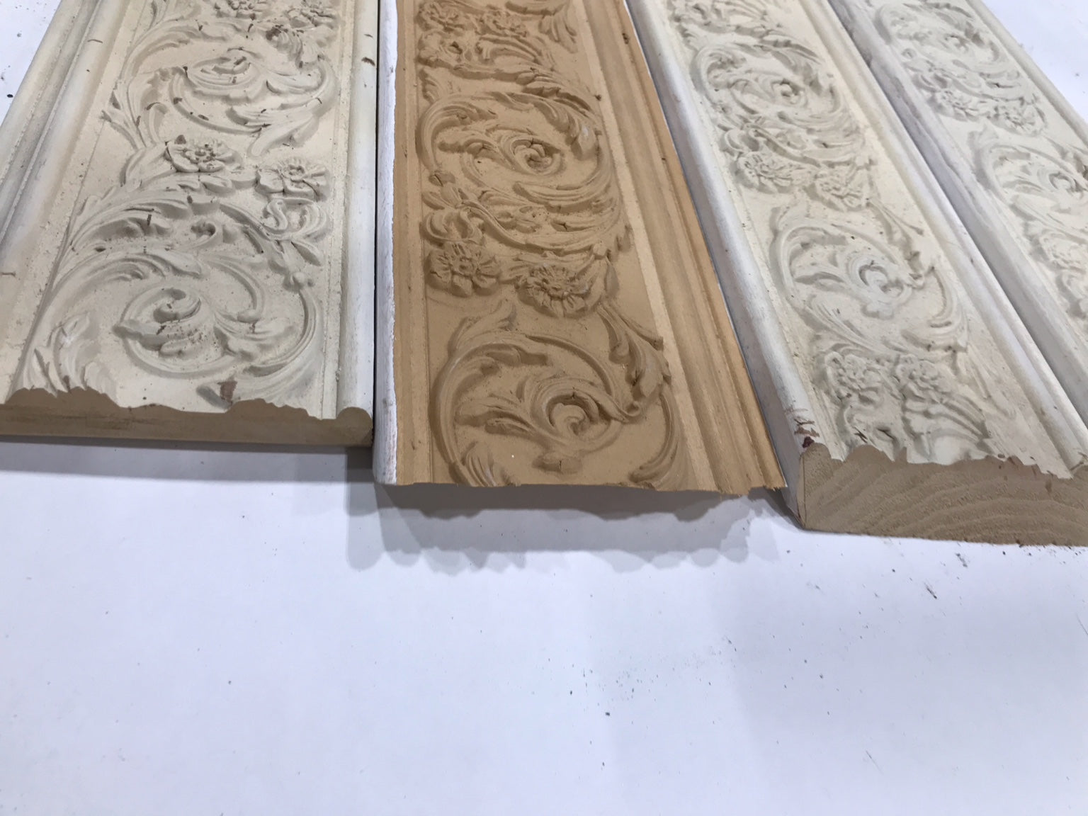 Lot of 4 Salvaged Trim Pieces