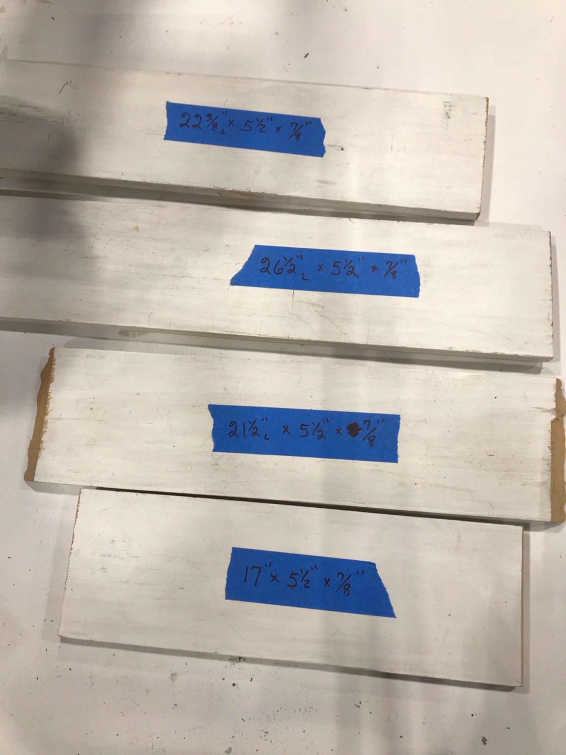 Lot of 4 Salvaged Trim Pieces