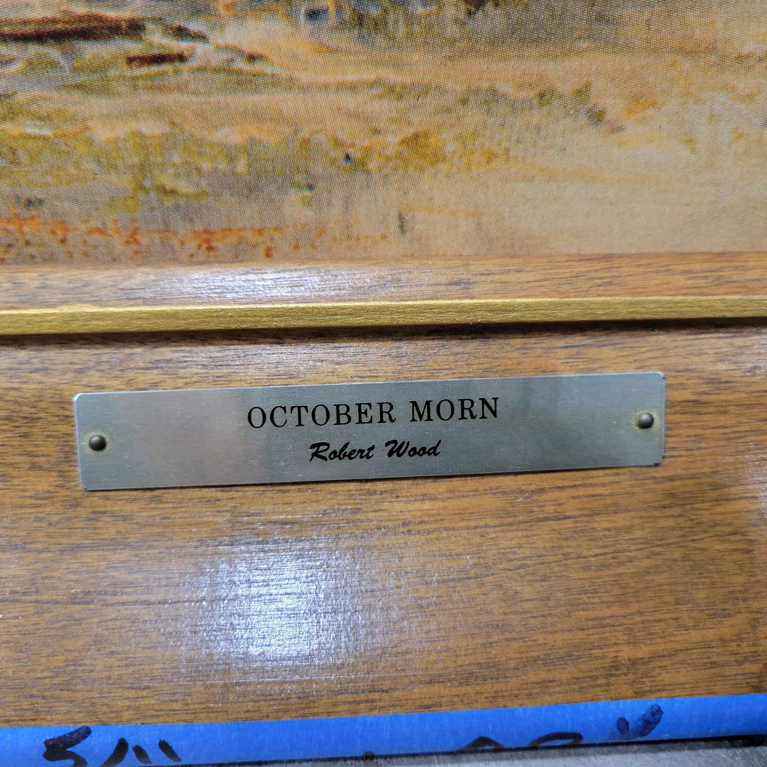 "October Morn" Framed Painting by Robert Wood