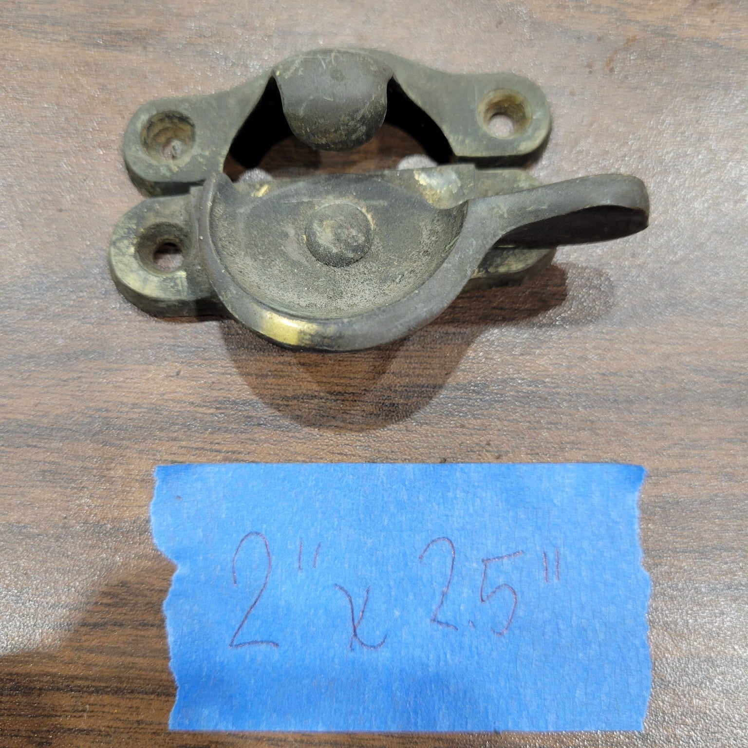 Antique Brass Window Sash Lock