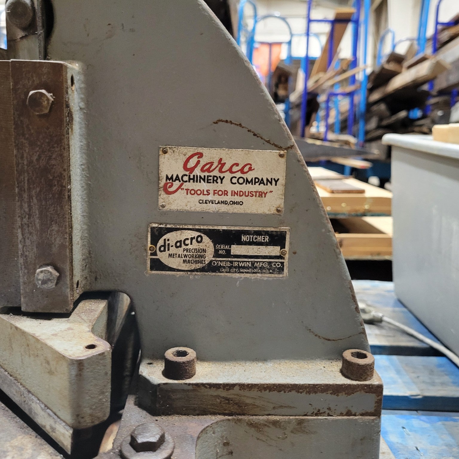 Di-Acro Model 2 Corner Notcher