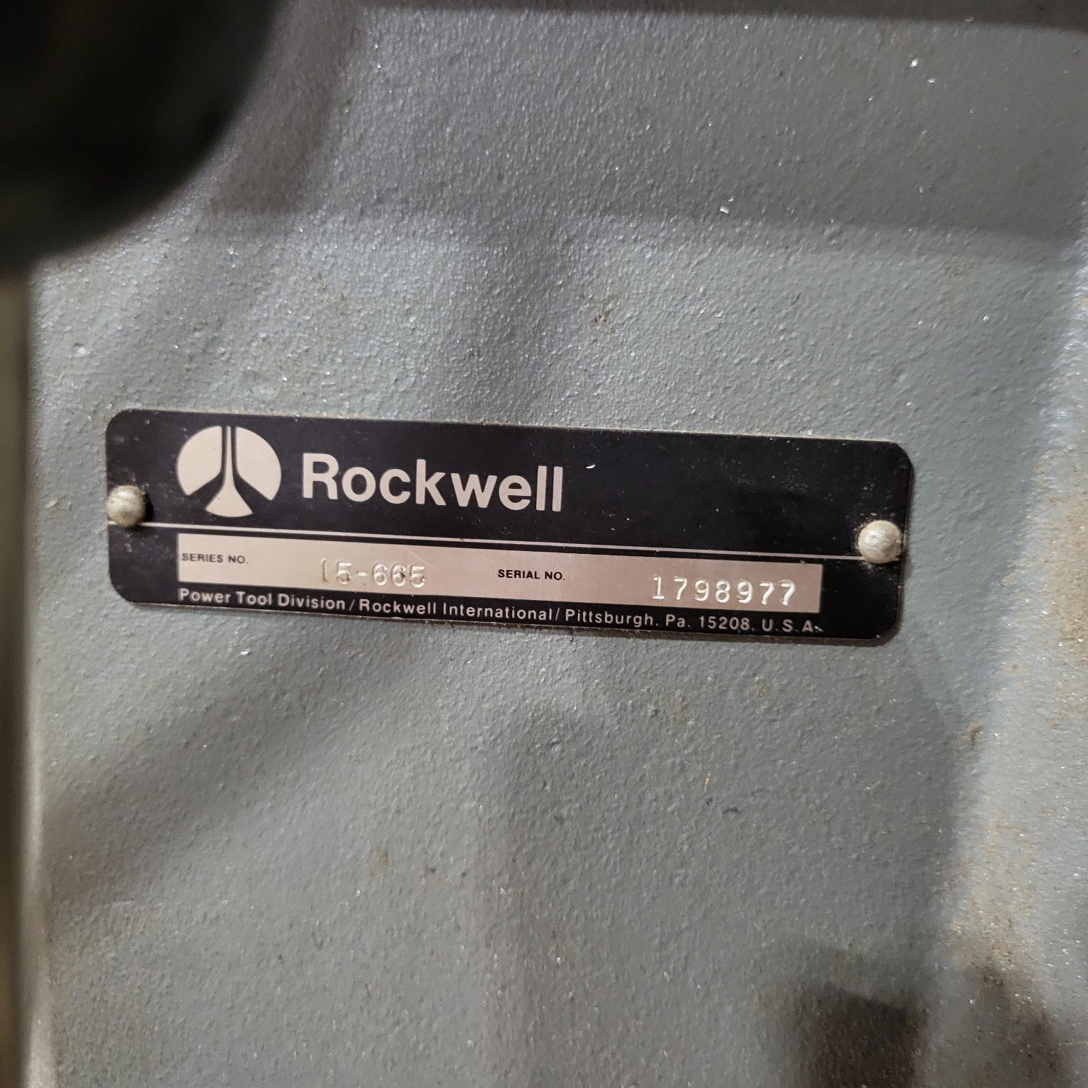 Rockwell Series 15-665 Floor Drill Press