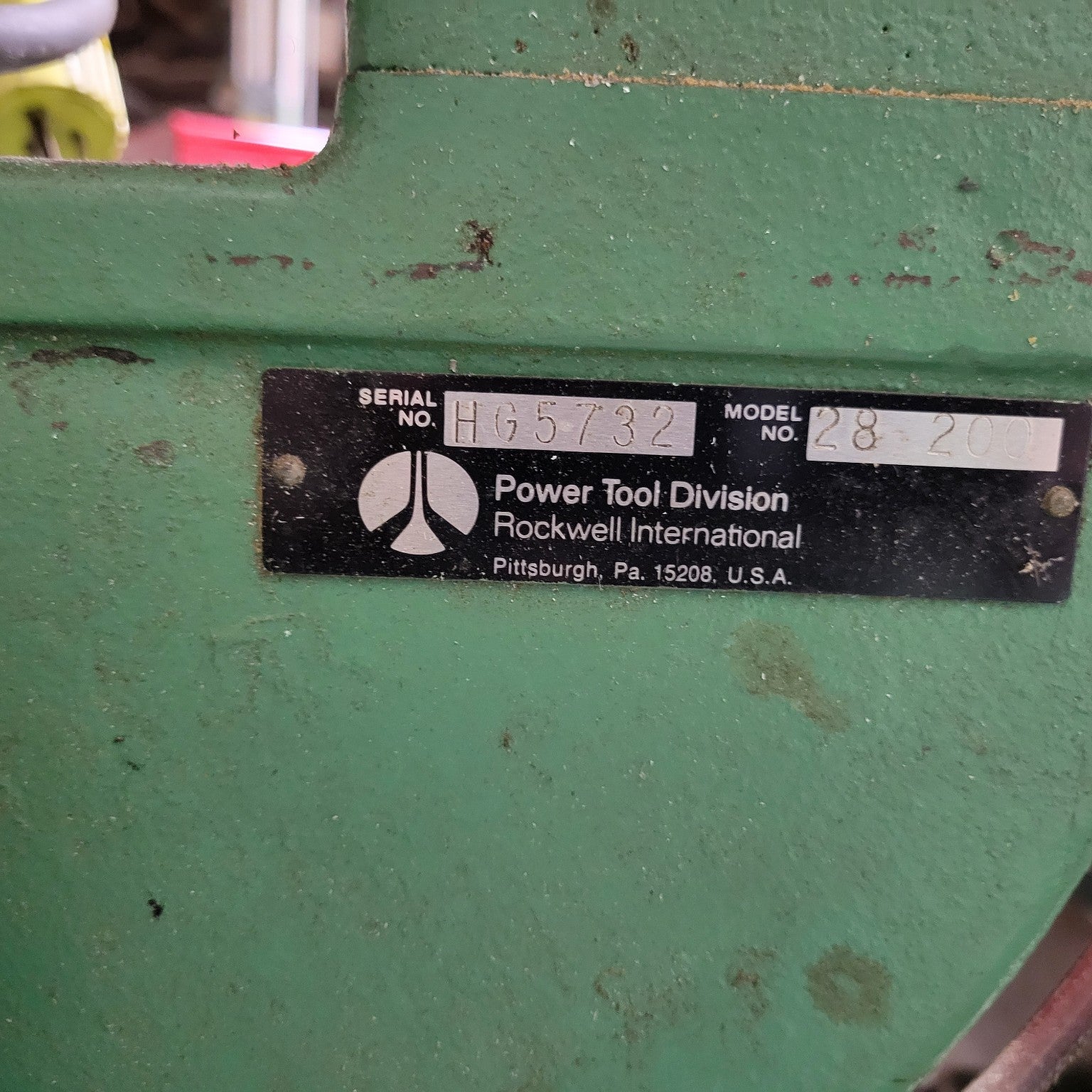 Rockwell Model 28-200 Bandsaw